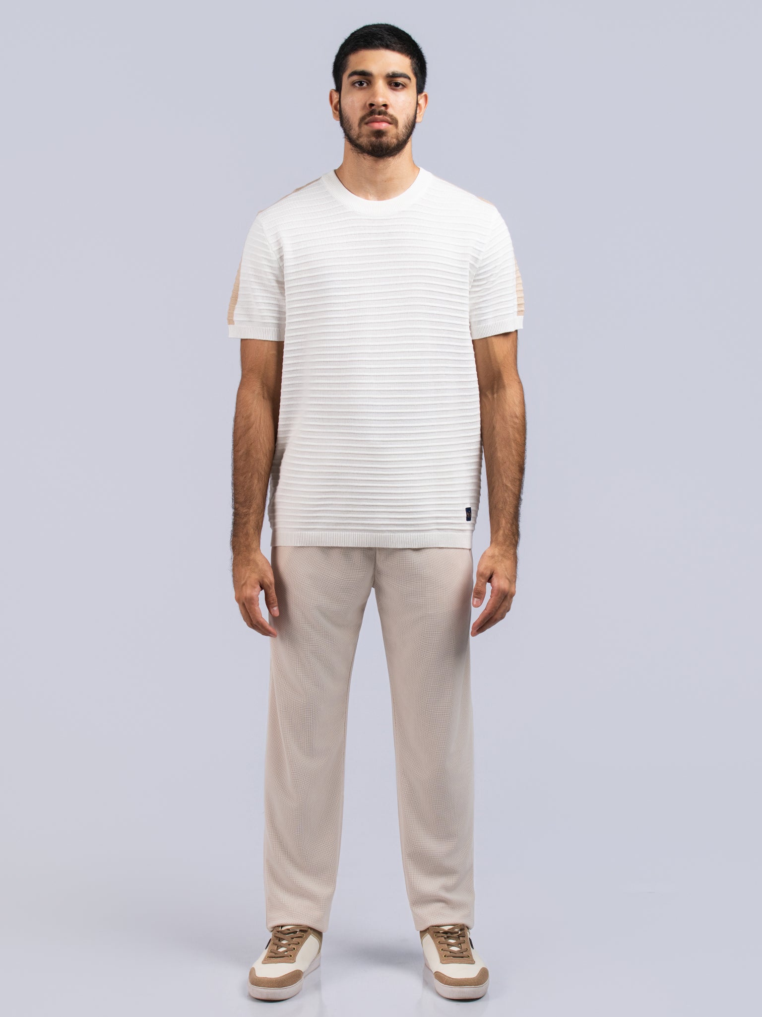 DEEDAT PORTOFINO Slim Fit Tee Shirt - White