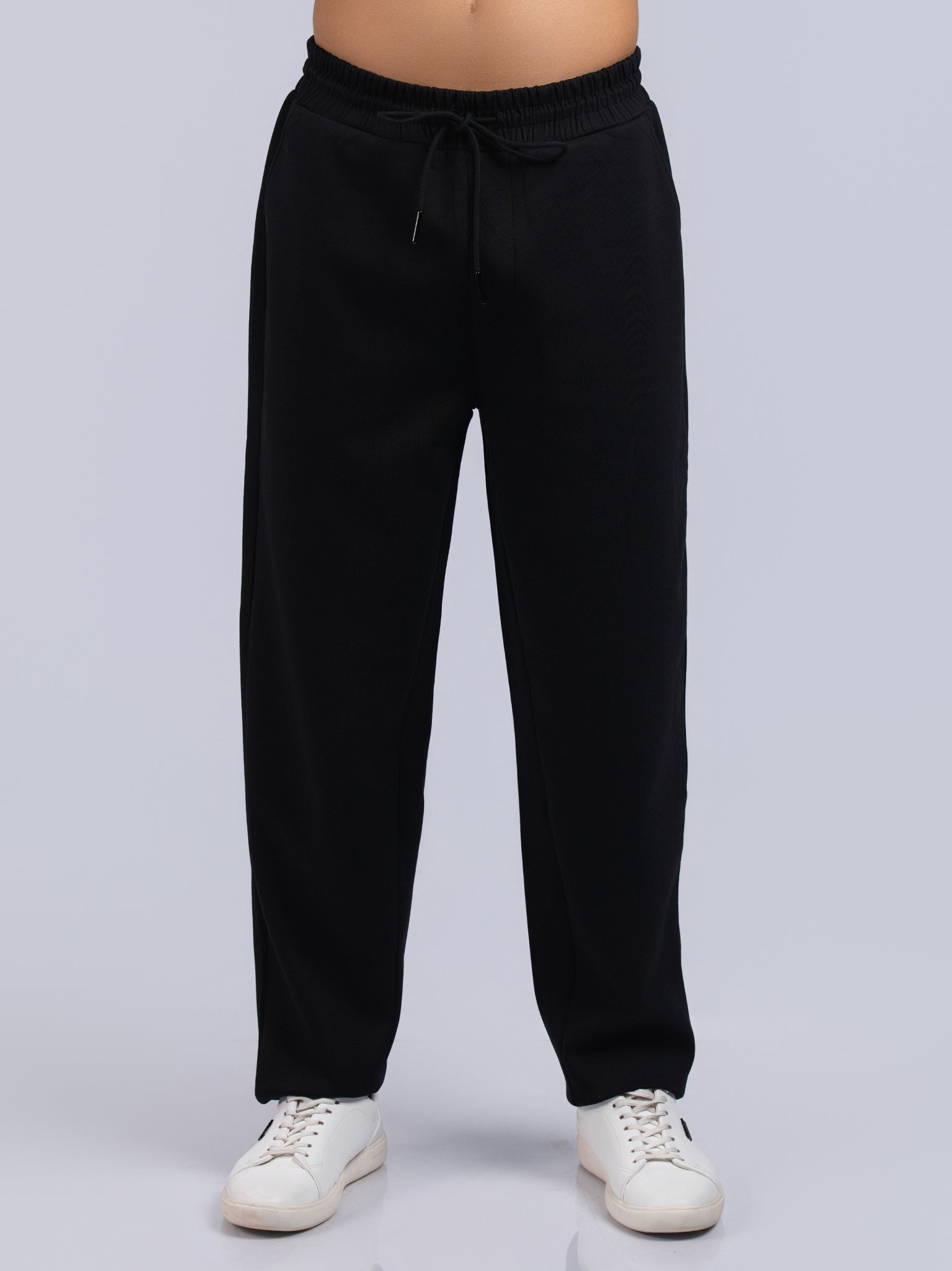 DEEDAT Standard Hem Jogger Fit Bottom - Black