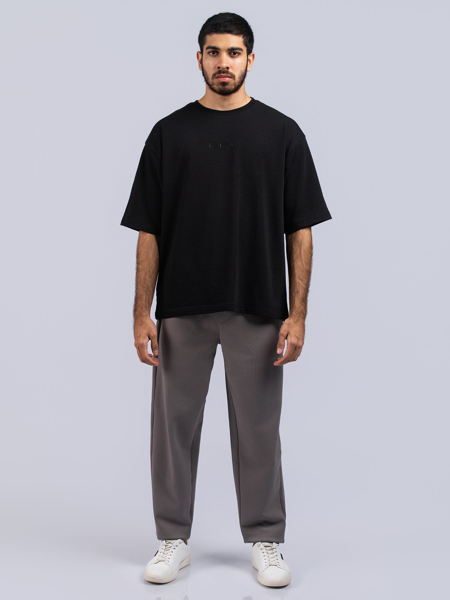 DEEDAT Standard Hem Jogger Fit Bottom - Gray