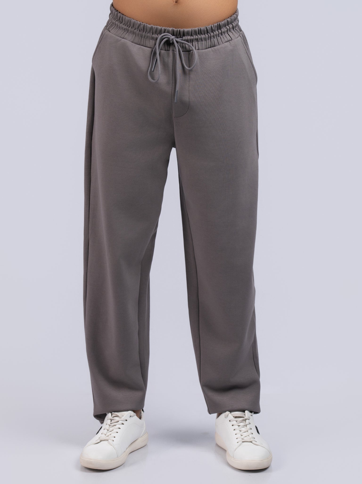 DEEDAT Standard Hem Jogger Fit Bottom - Gray