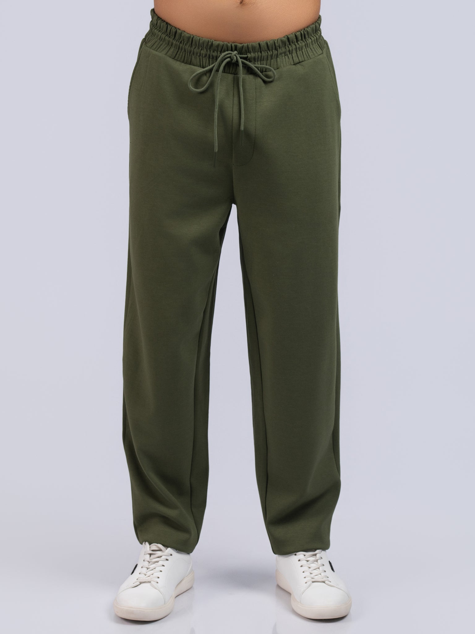 DEEDAT Standard Hem Jogger Fit Bottom - Olive