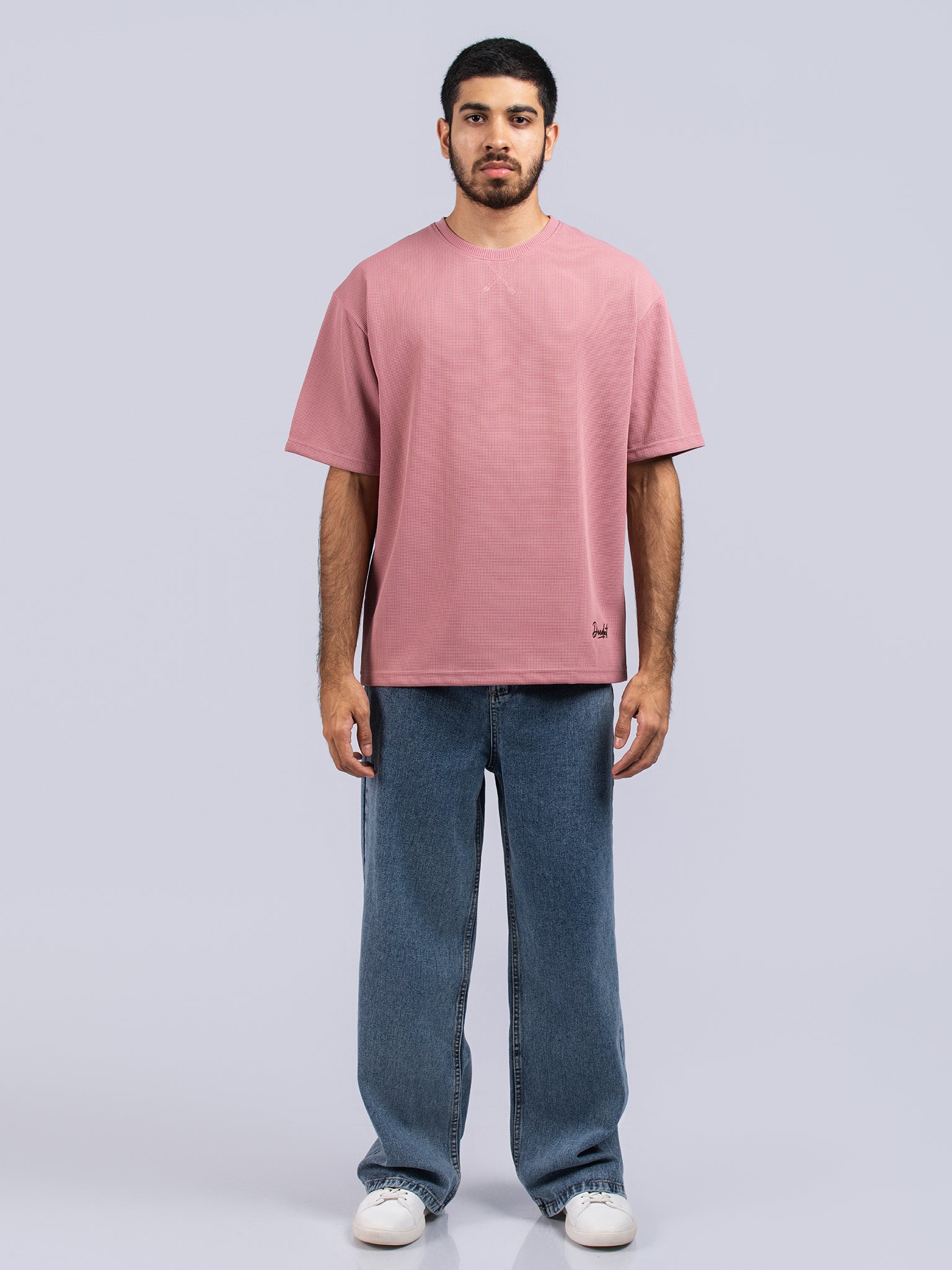 DEEDAT MAVERICK Oversized Tees - Pink