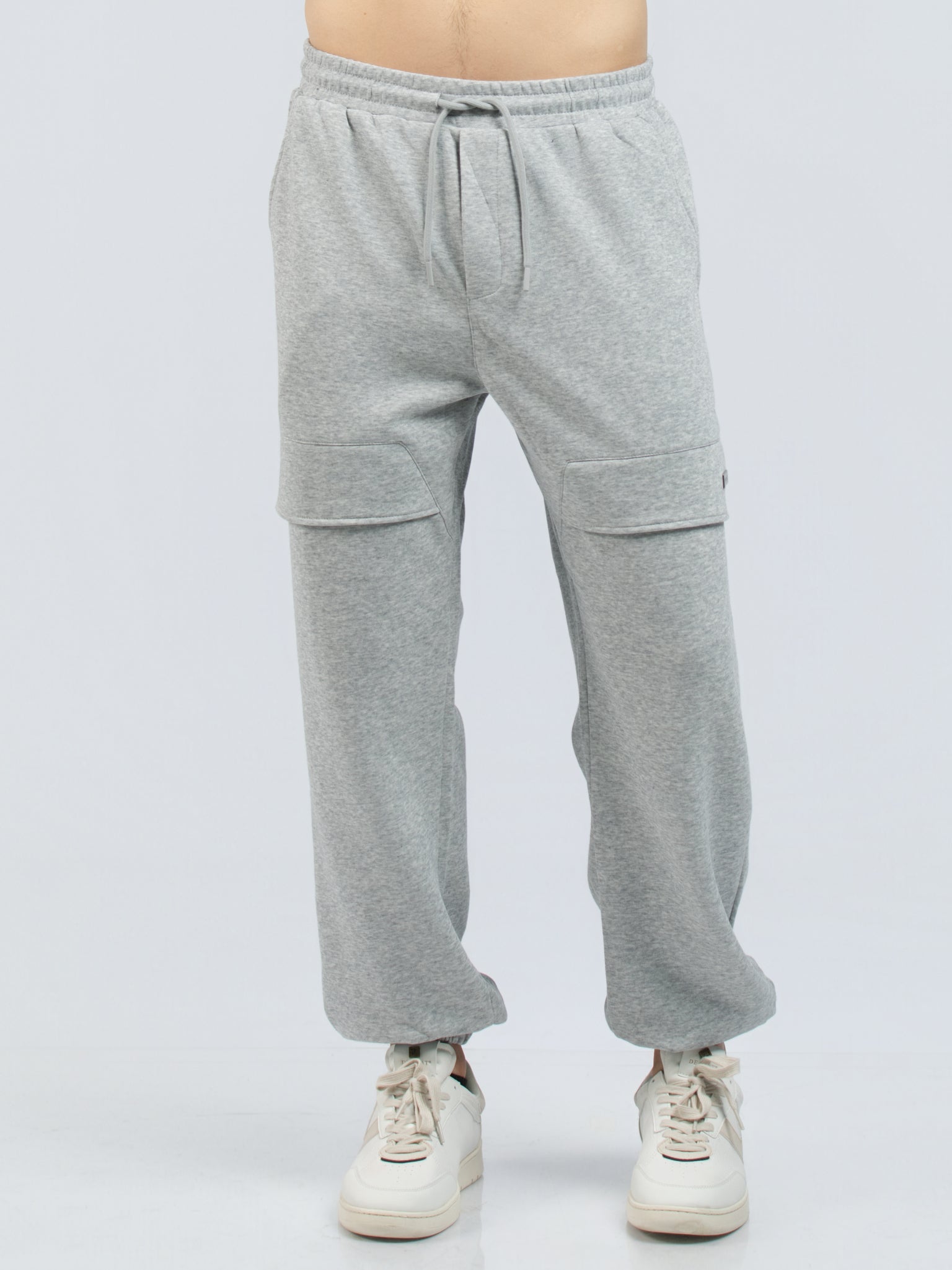 DEEDAT MNML WRLD regular Bottom - Light grey