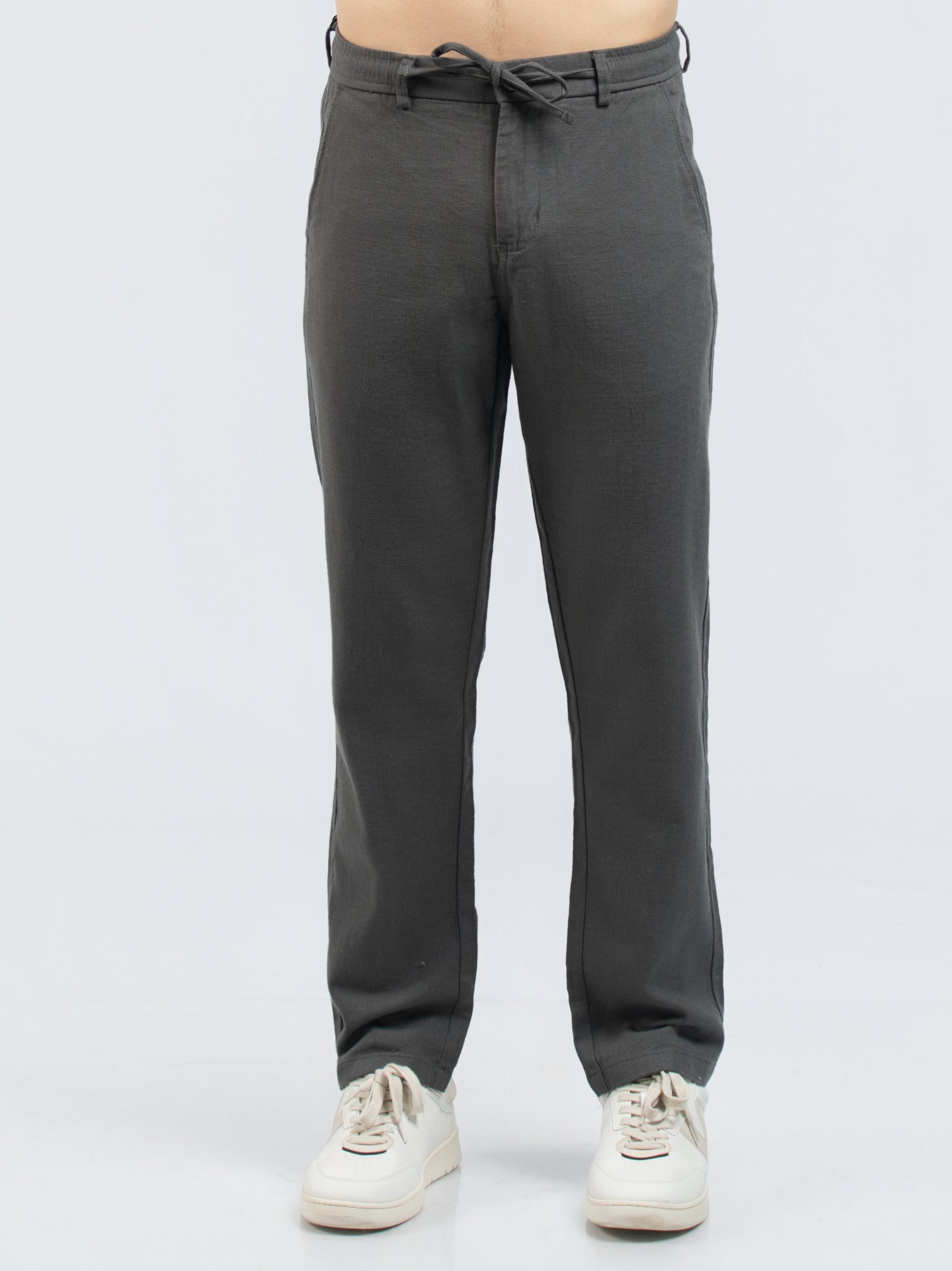 DEEDAT Standard Hem Slim Fit Casual Pant - Forest