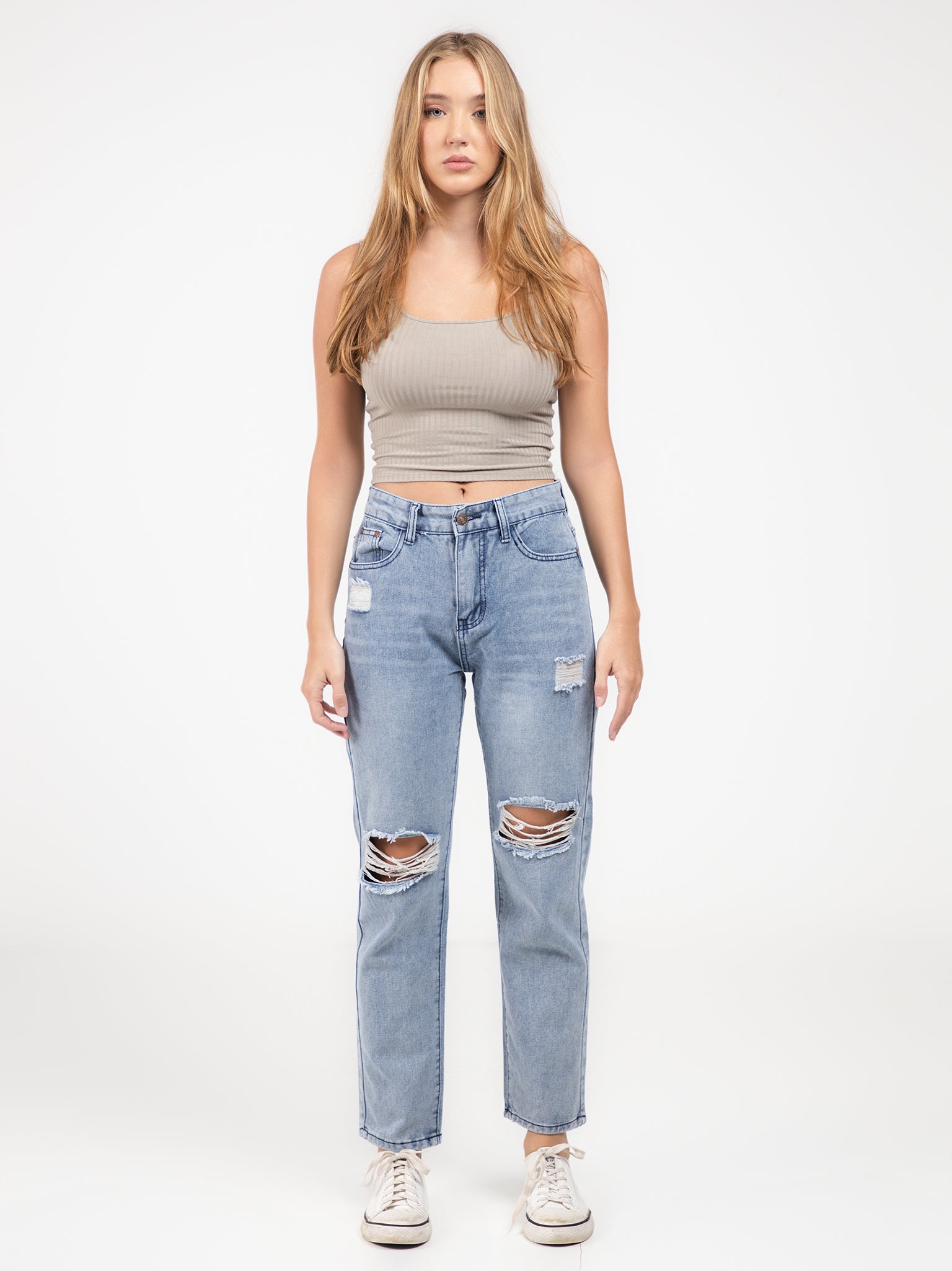 DEEDAT Women Jeans -Light Blue