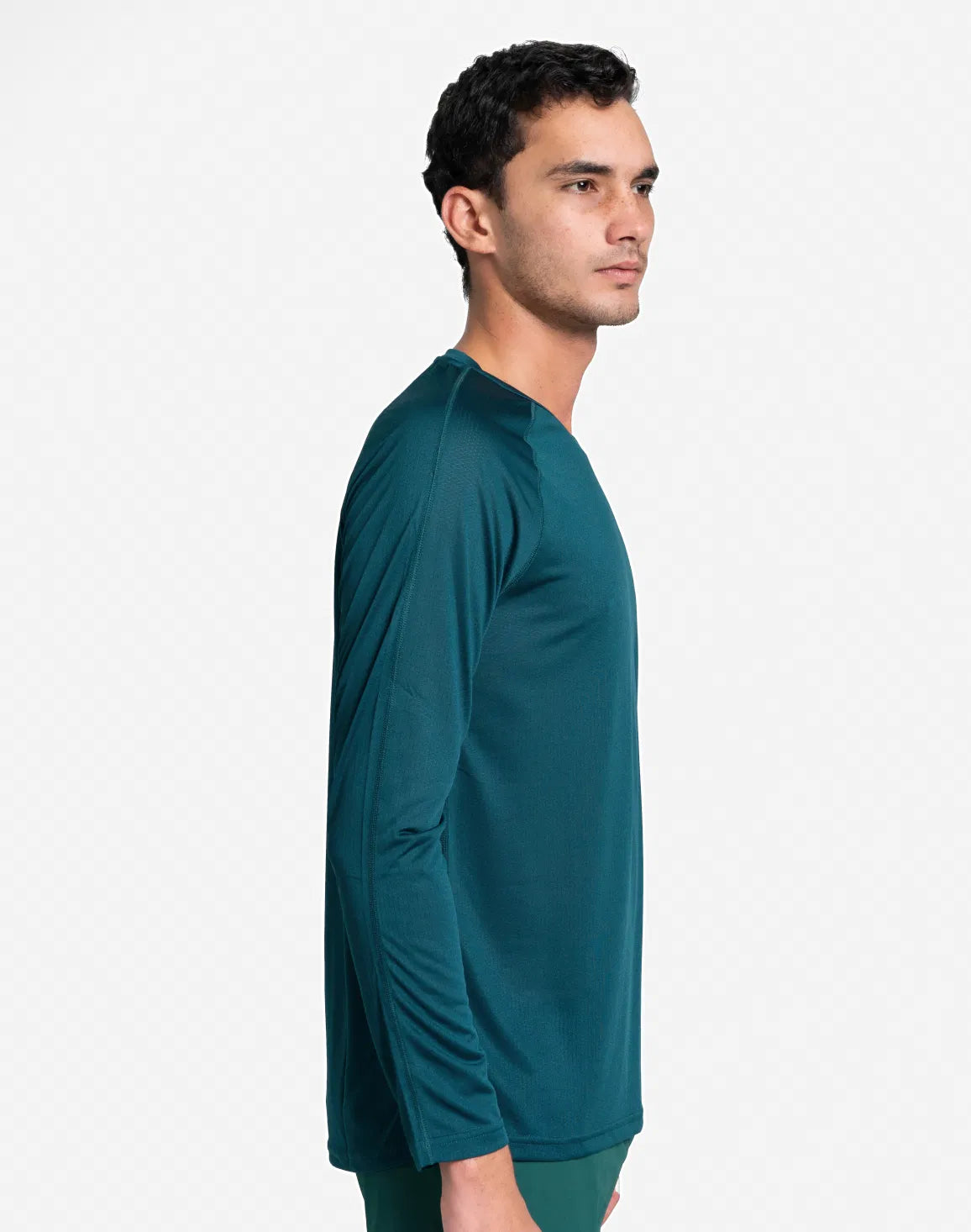 DEEDAT Performance Wear Crew Neck Long Sleeve Tee - Dark Sea Blue
