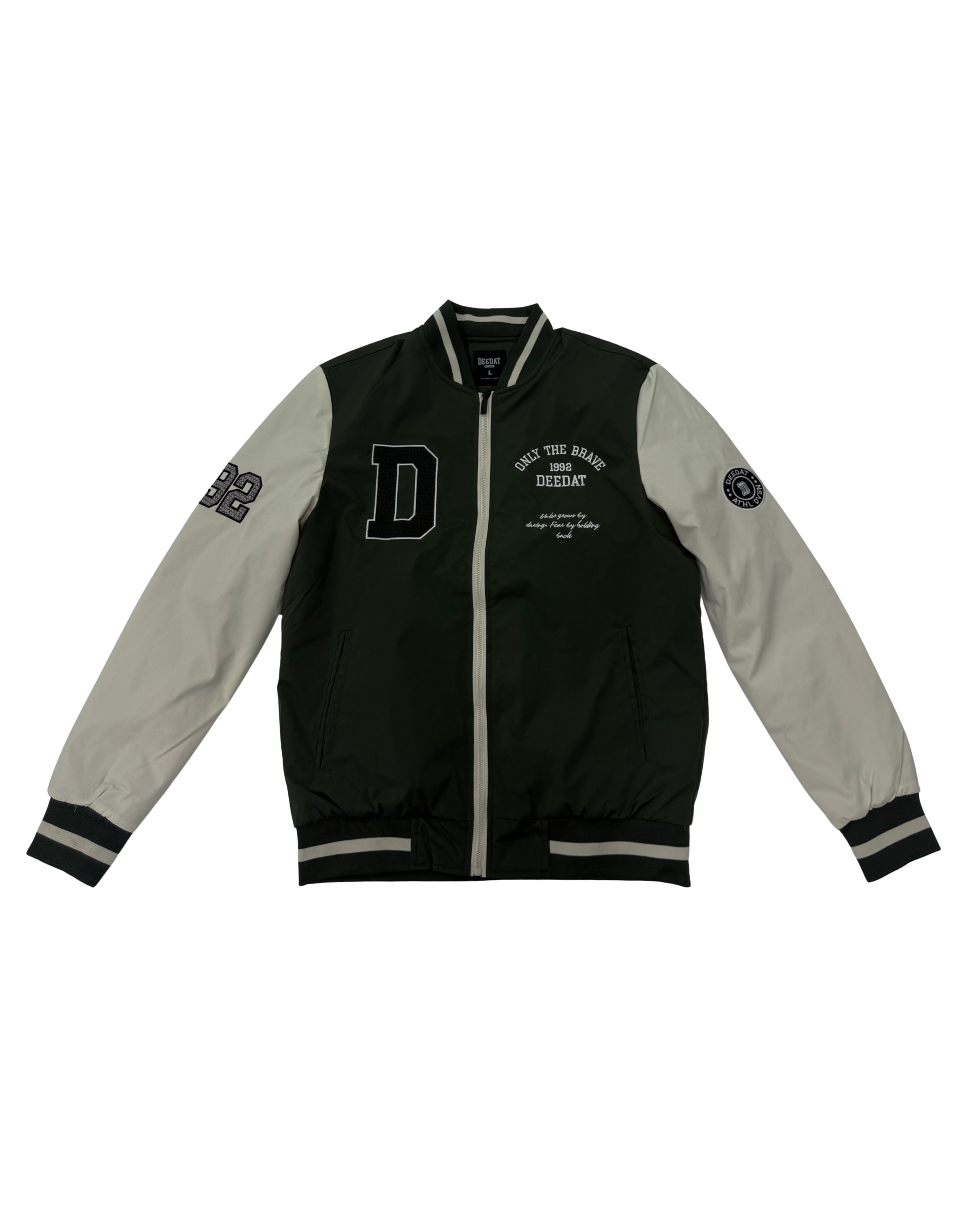 DEEDAT VARSITY Regular Fit Jacket - Green