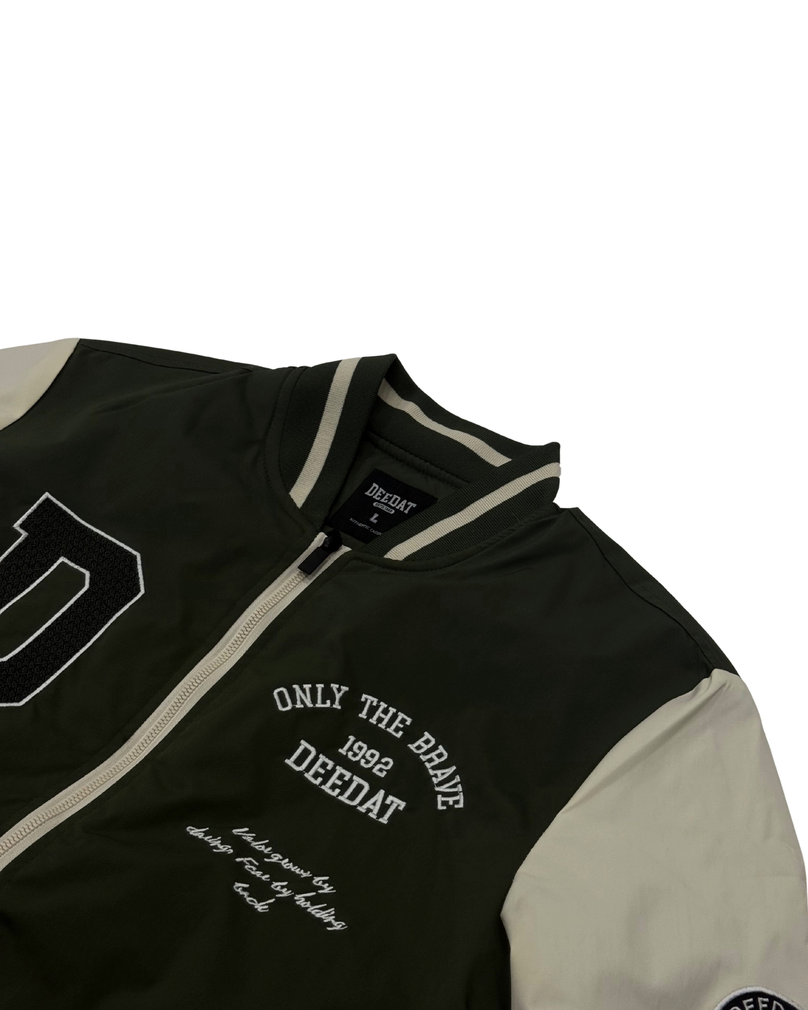 DEEDAT VARSITY Regular Fit Jacket - Green