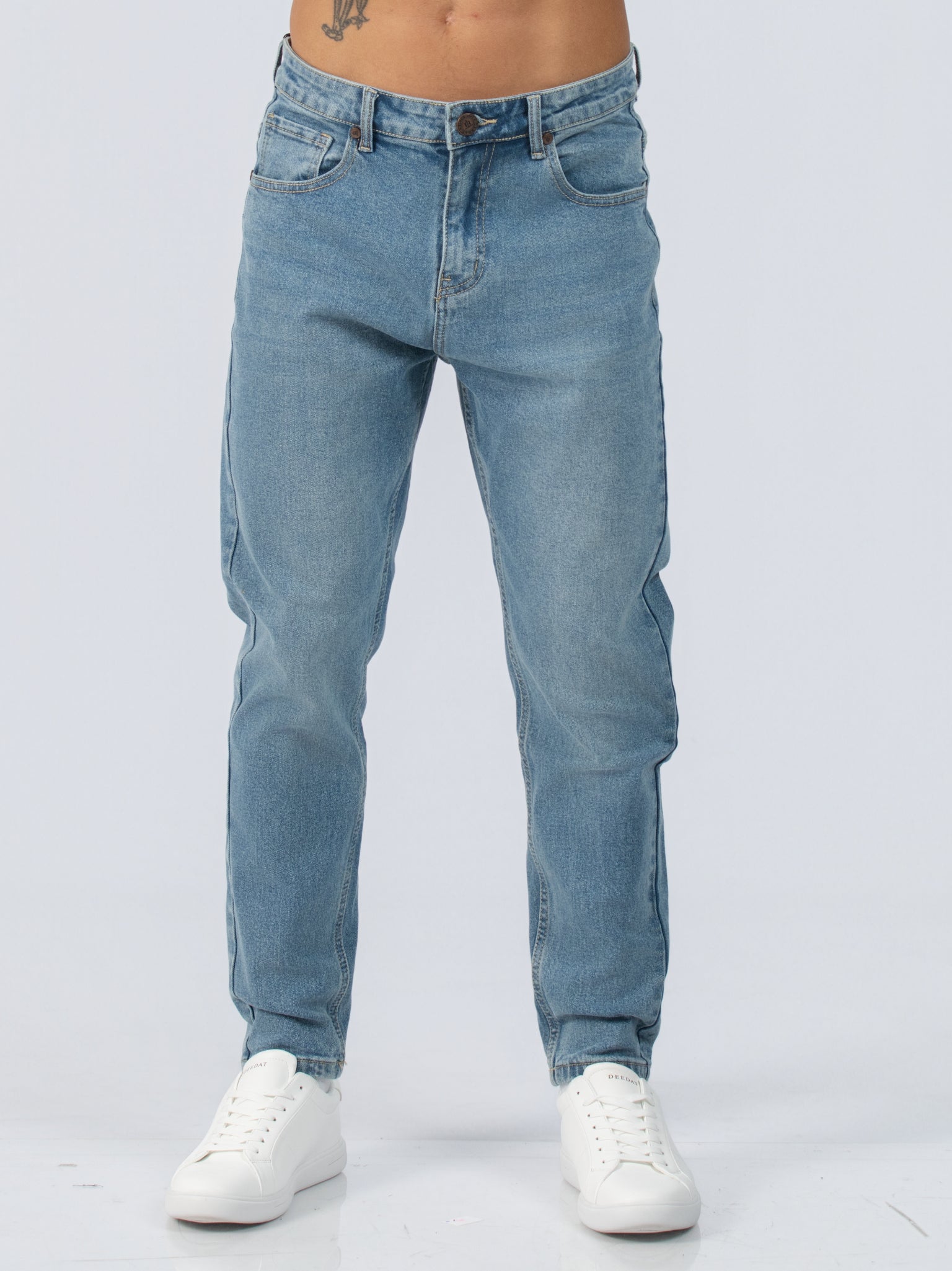 DEEDAT Tapered Fit Jeans - Blue