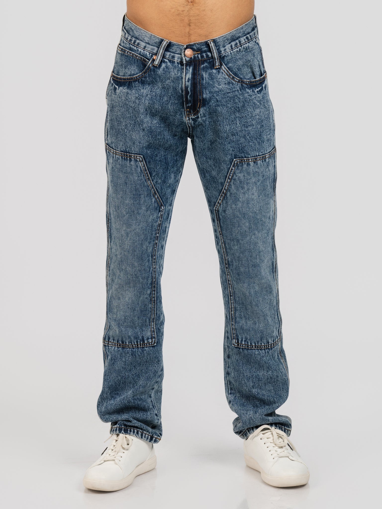 DEEDAT STRAIGHT Fit Jeans - Blue