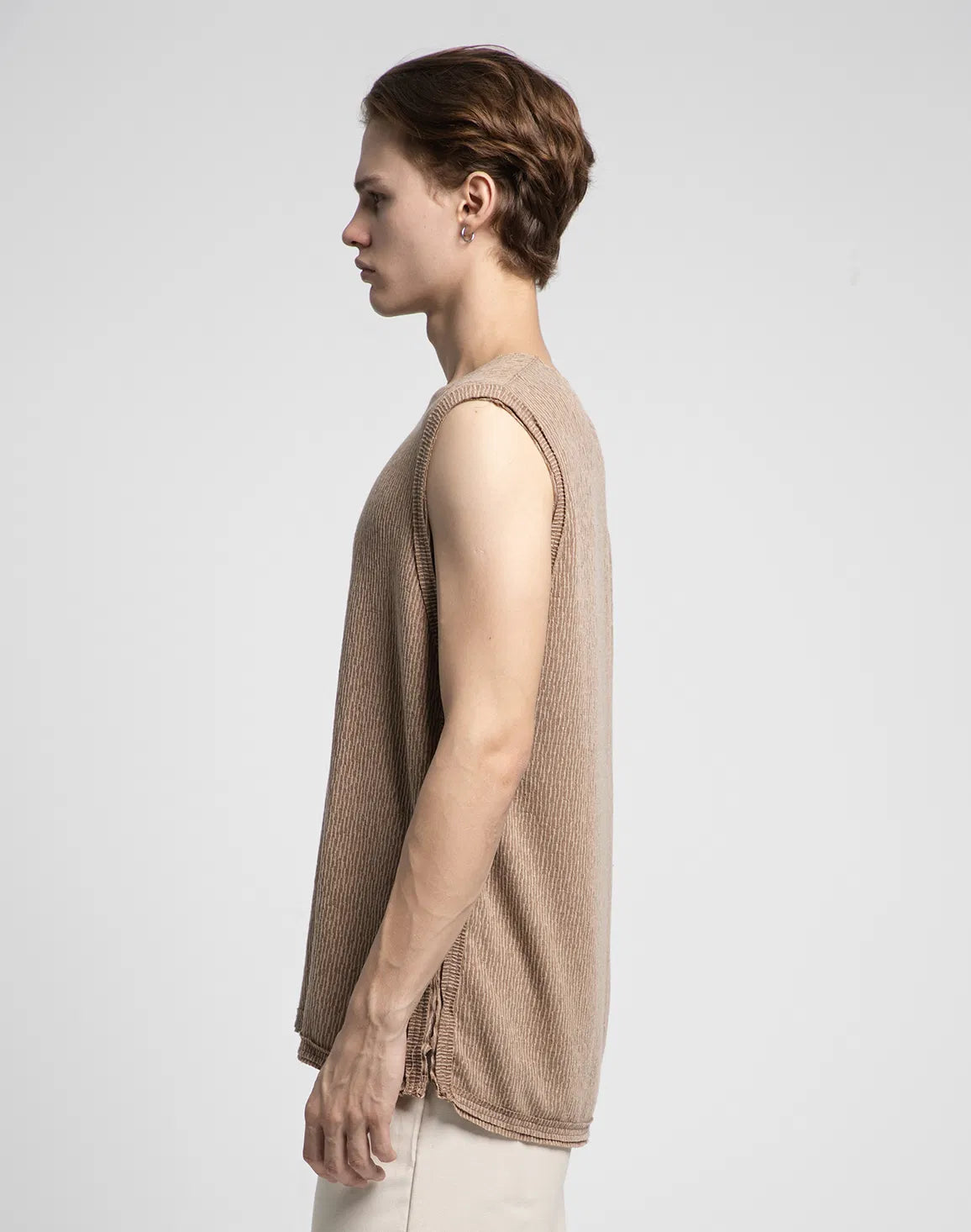 DEEDAT NATURE VERSE Tank Top - Khaki