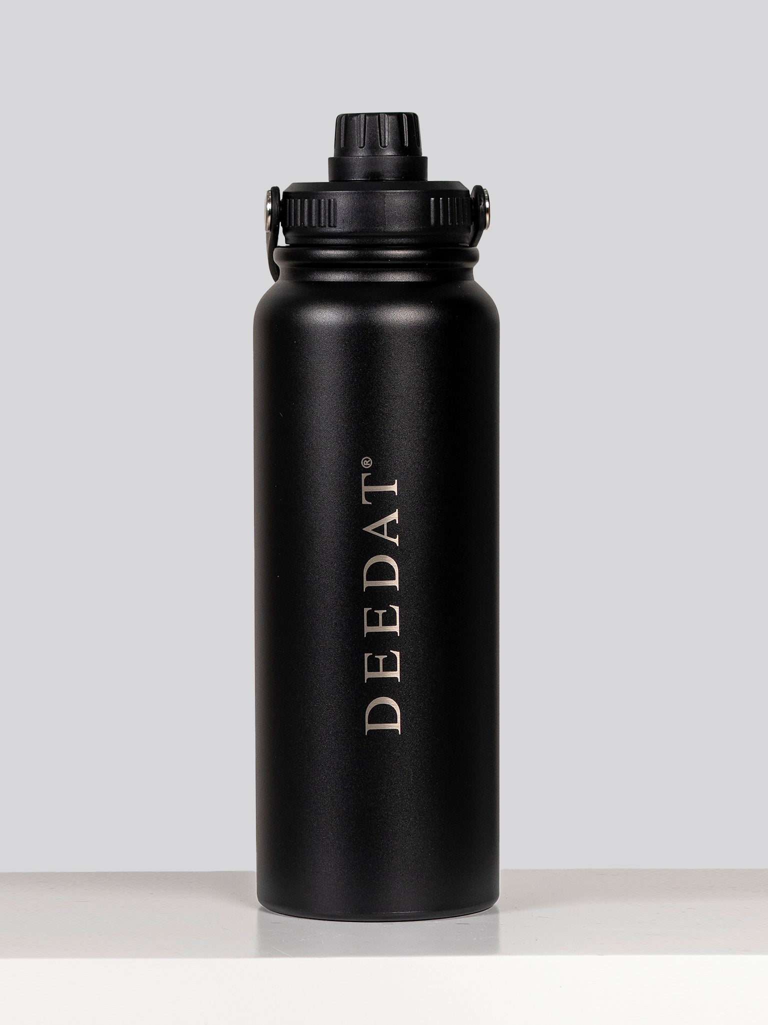 DEEDAT Stainless Steel Water Bottle 1200 ML - Black