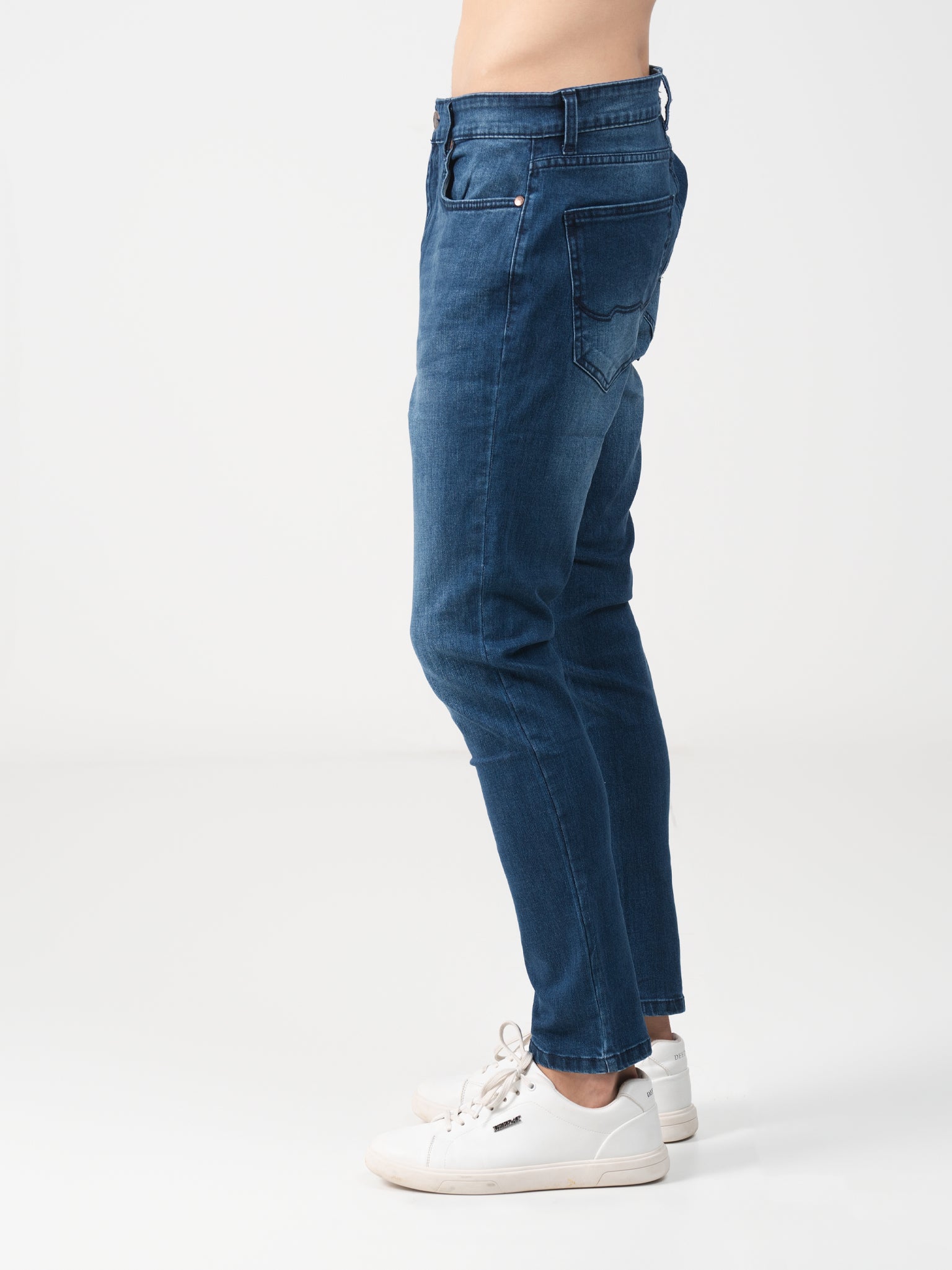 DEEDAT Skinny Fit Jeans - Dark Blue