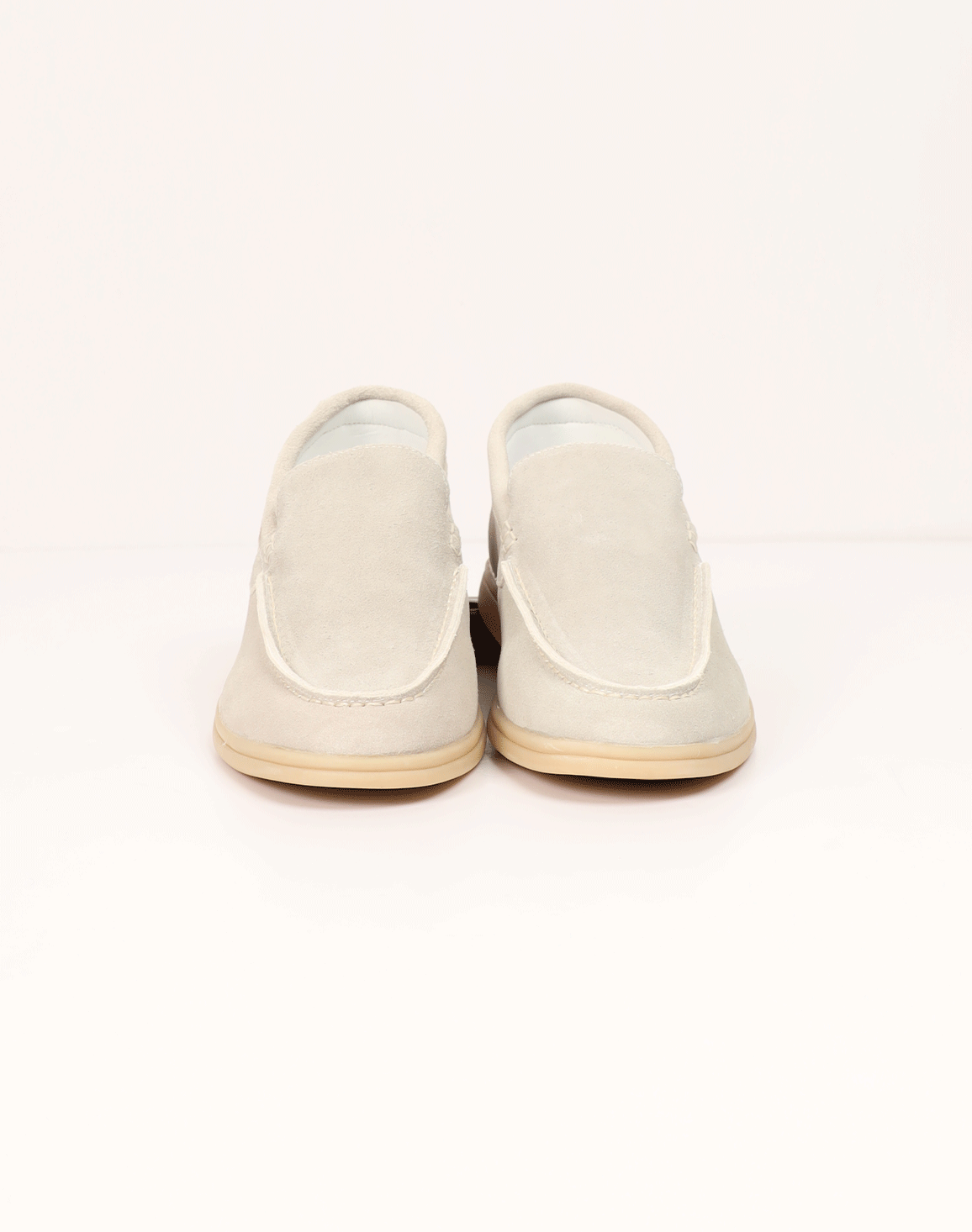 DEEDAT Men's Casual Leather Shoe Beige