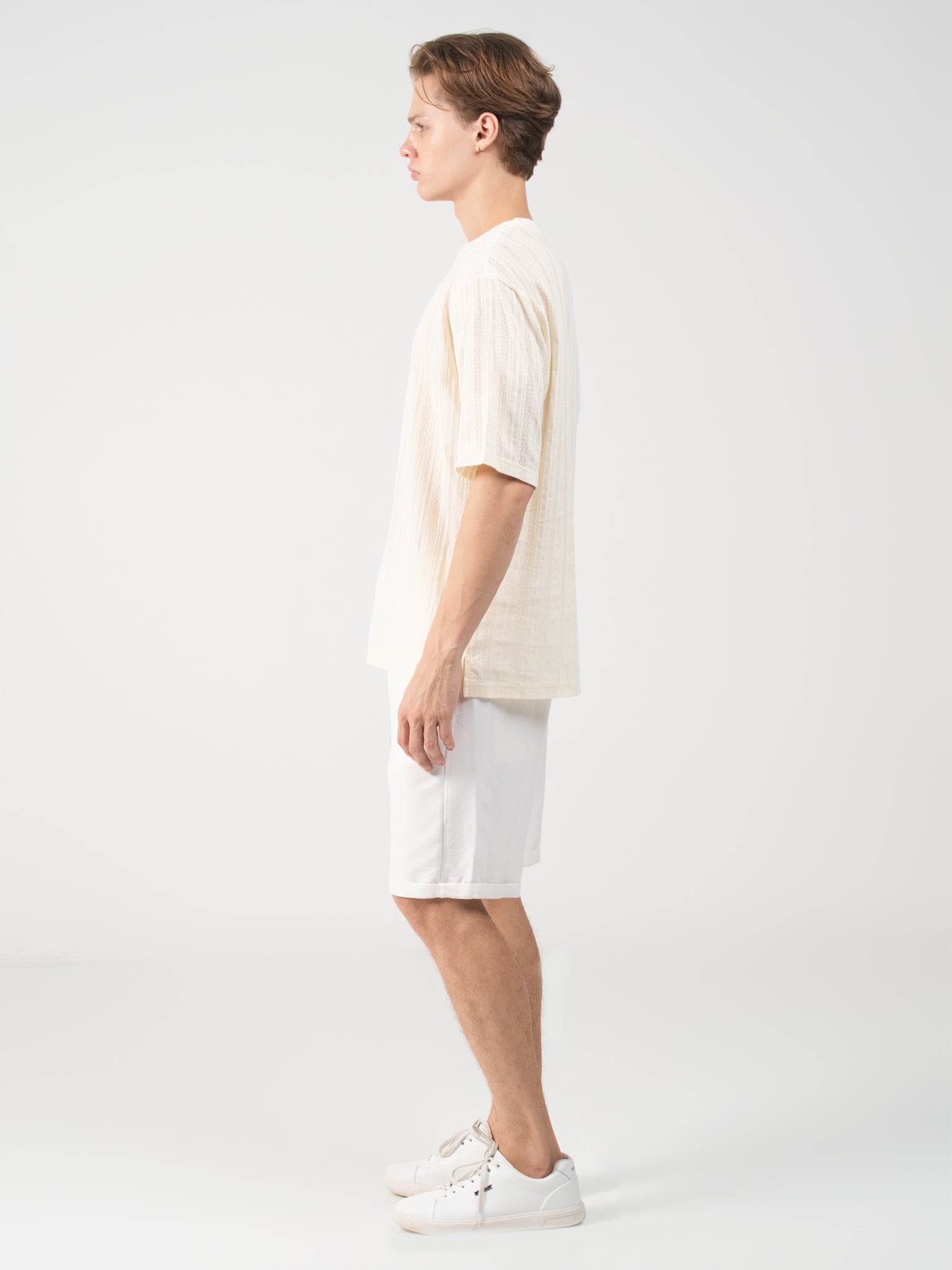 DEEDAT NATURE VERSE Casual Short - White