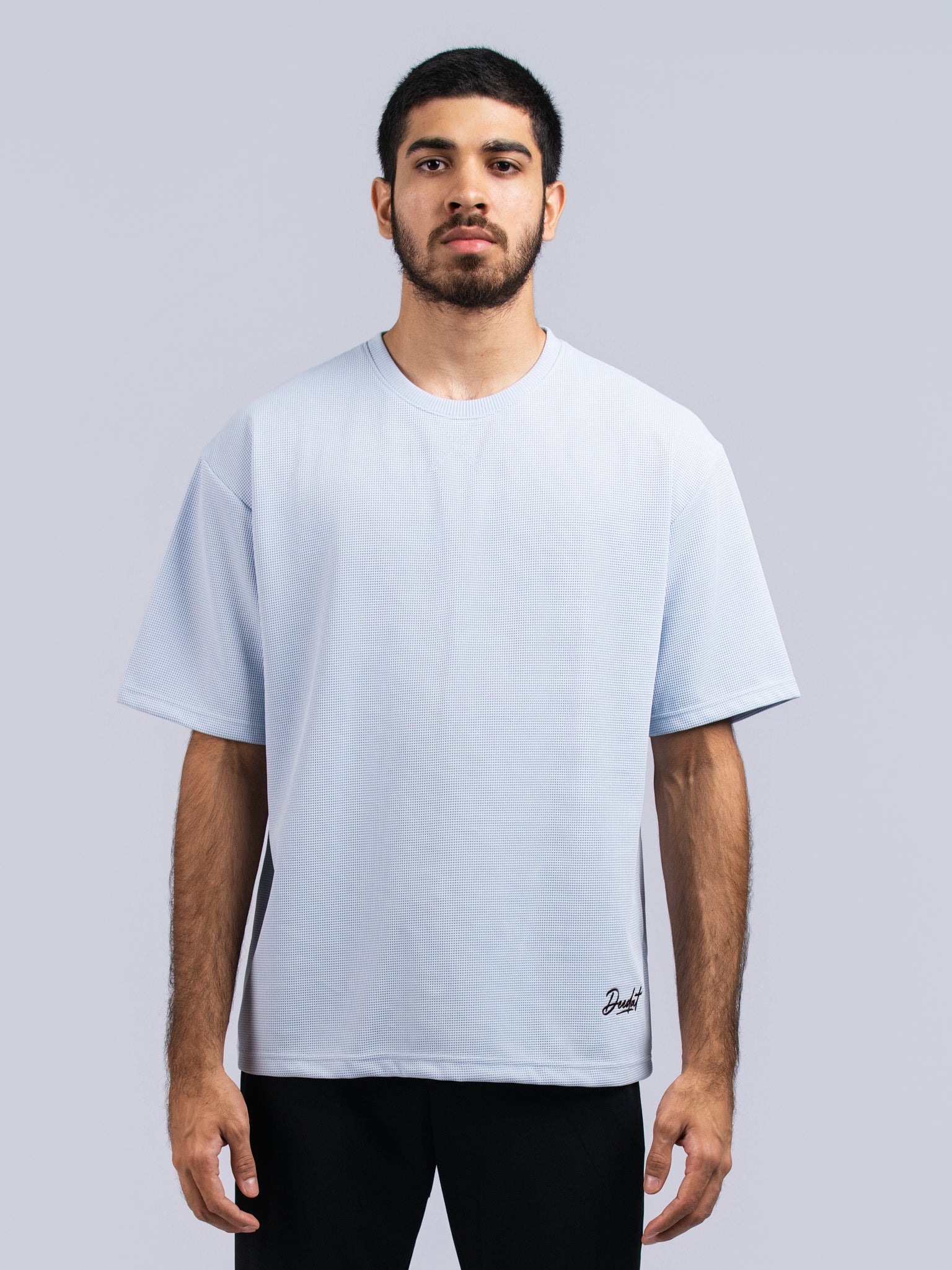 DEEDAT MAVERICK Oversized Tees - Light Blue