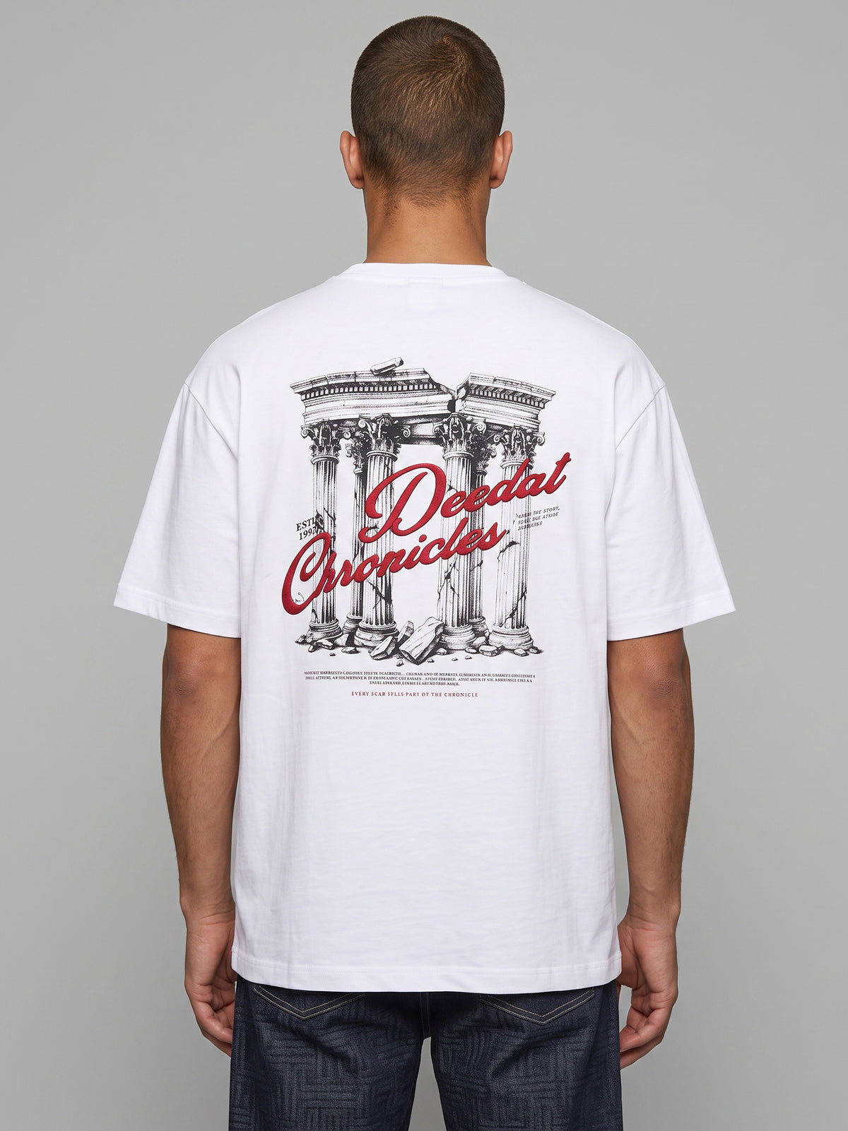 DEEDAT CHRONICLES Maverick Oversized Tees - White