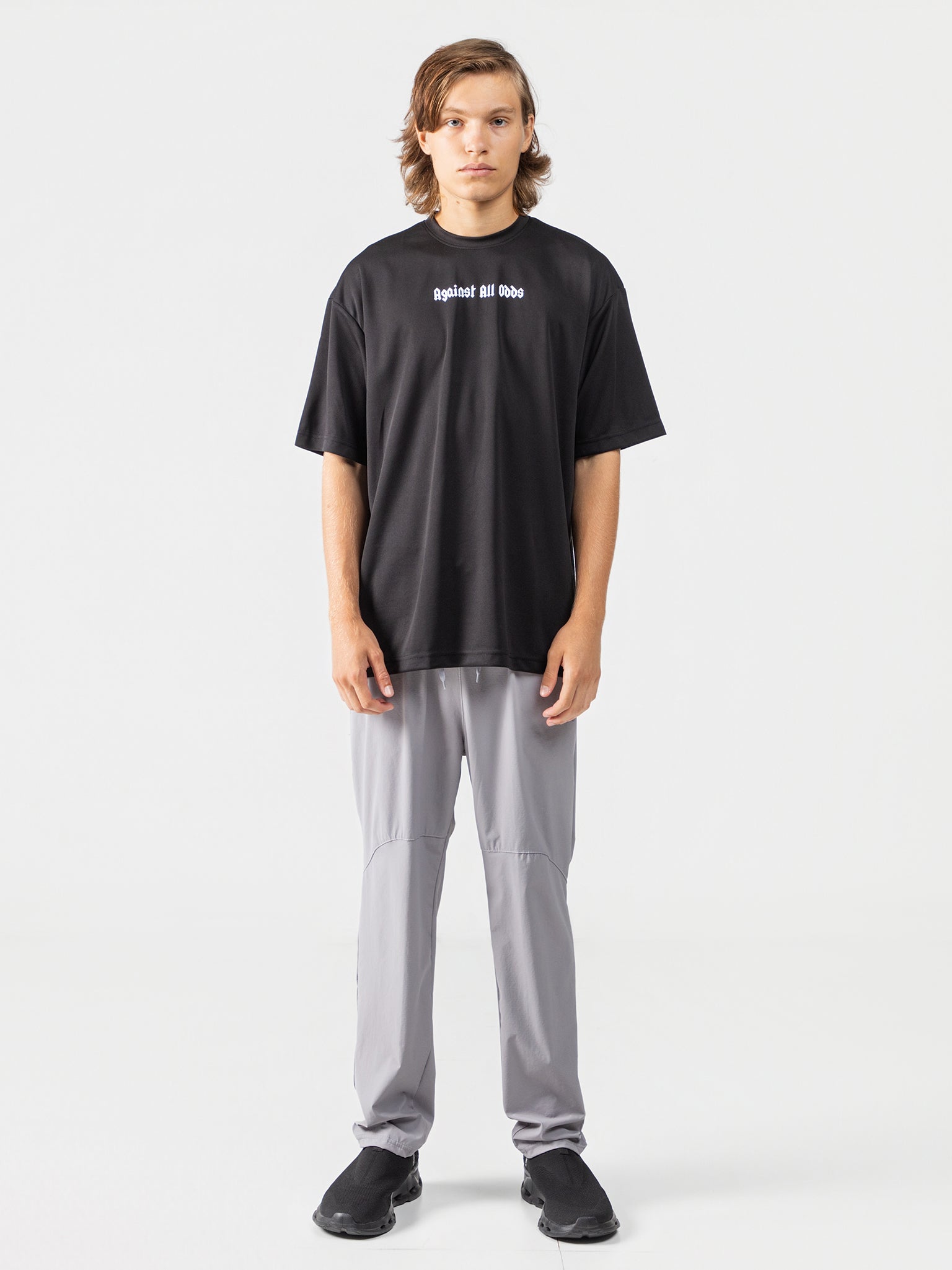 DEEDAT  Performance Wear Oversized Tee - Black