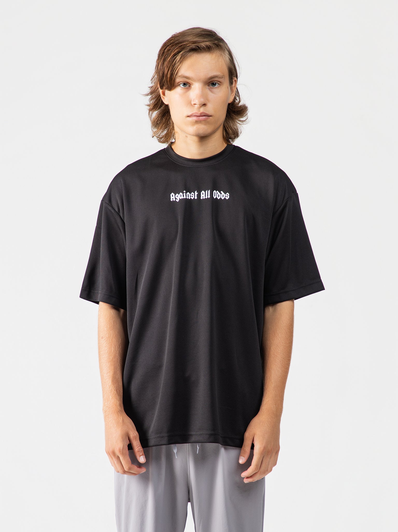 DEEDAT  Performance Wear Oversized Tee - Black