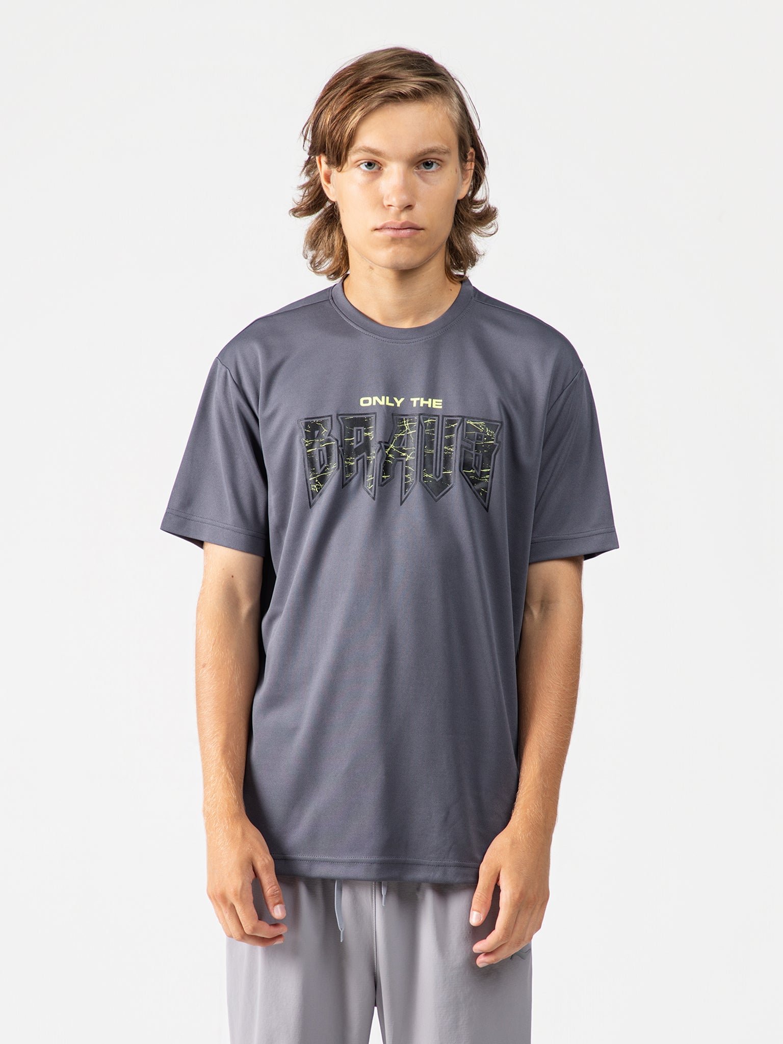 DEEDAT Performance Wear Slim Fit Tee - Dark Grey