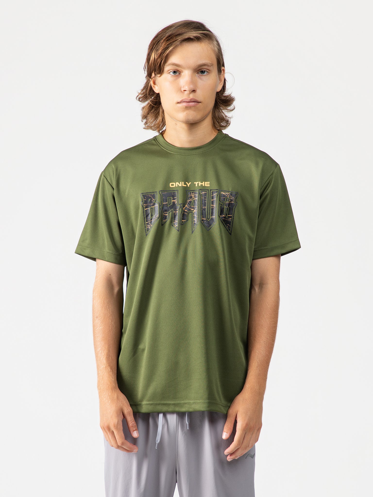 DEEDAT Performance Wear Slim Fit Tee - Olive