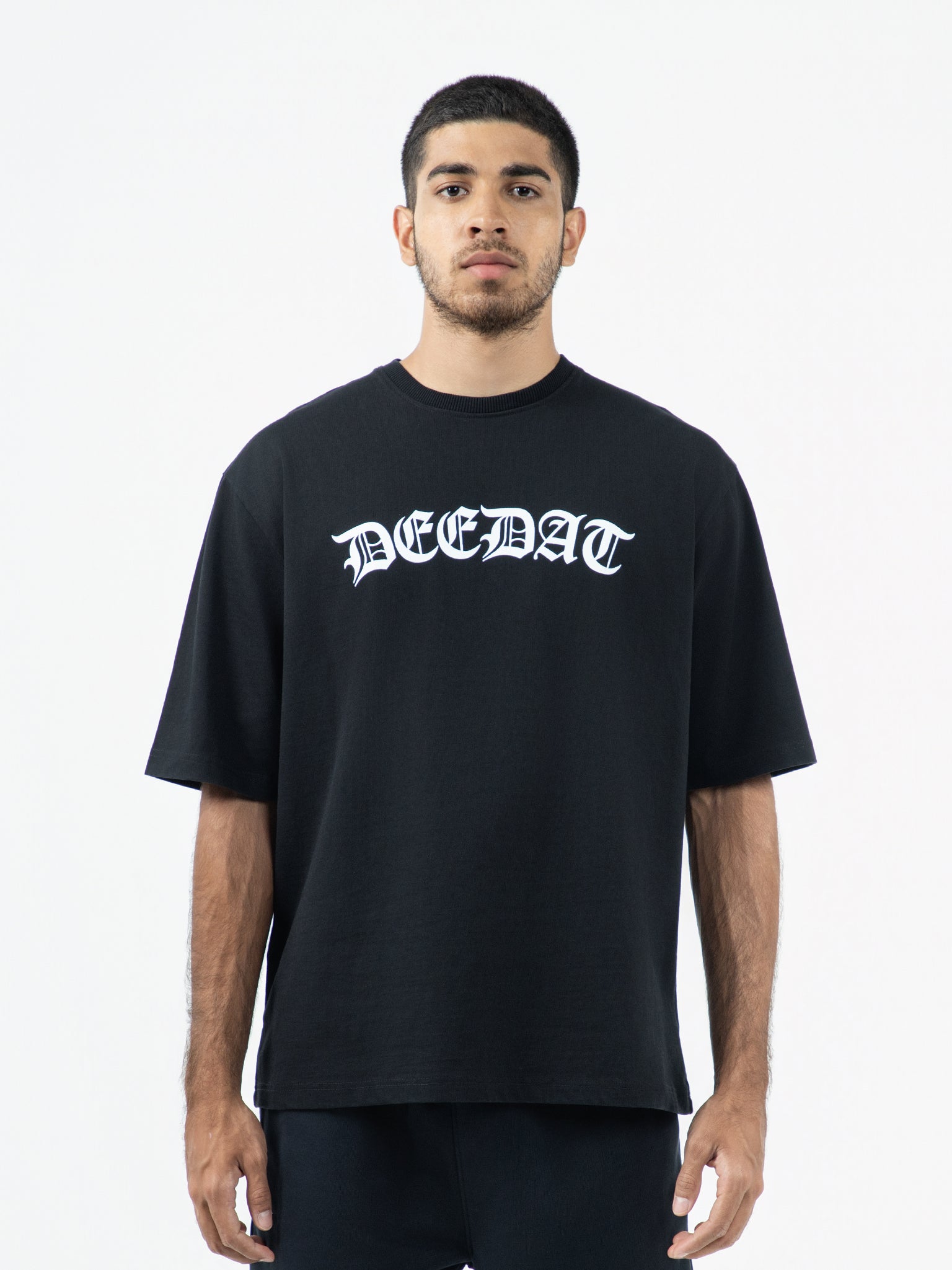DEEDAT GOD'S PLAN WALKER Oversized Tees - Black