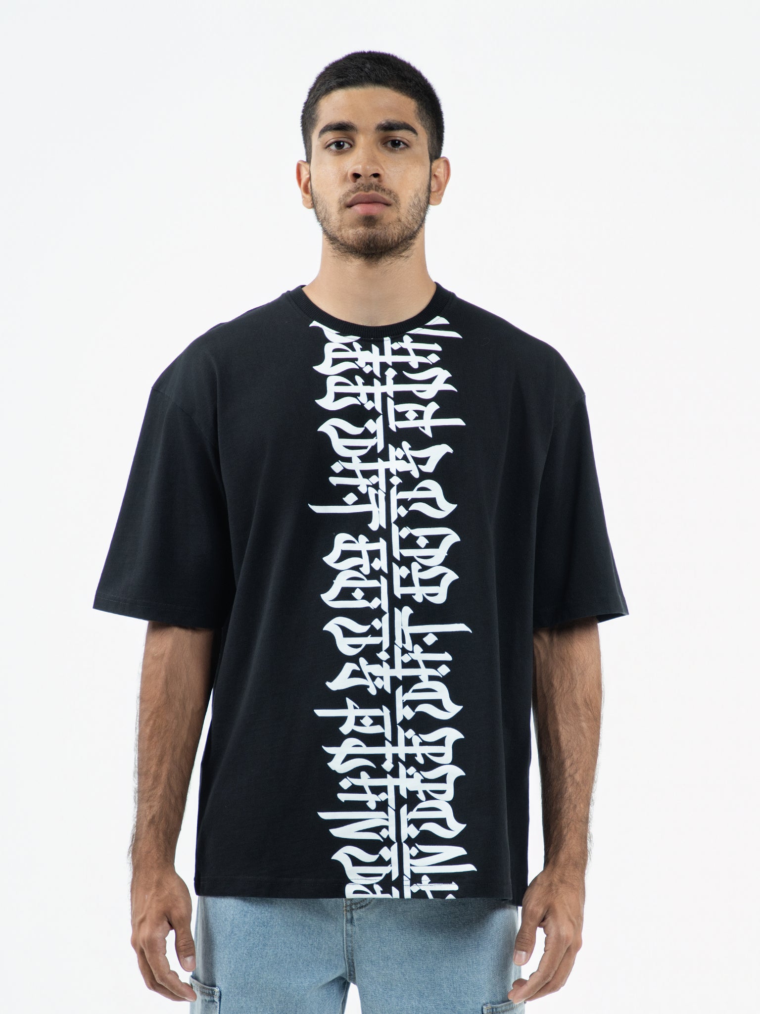 DEEDAT GOD'S PLAN MAXIMO Oversized Tees - Black