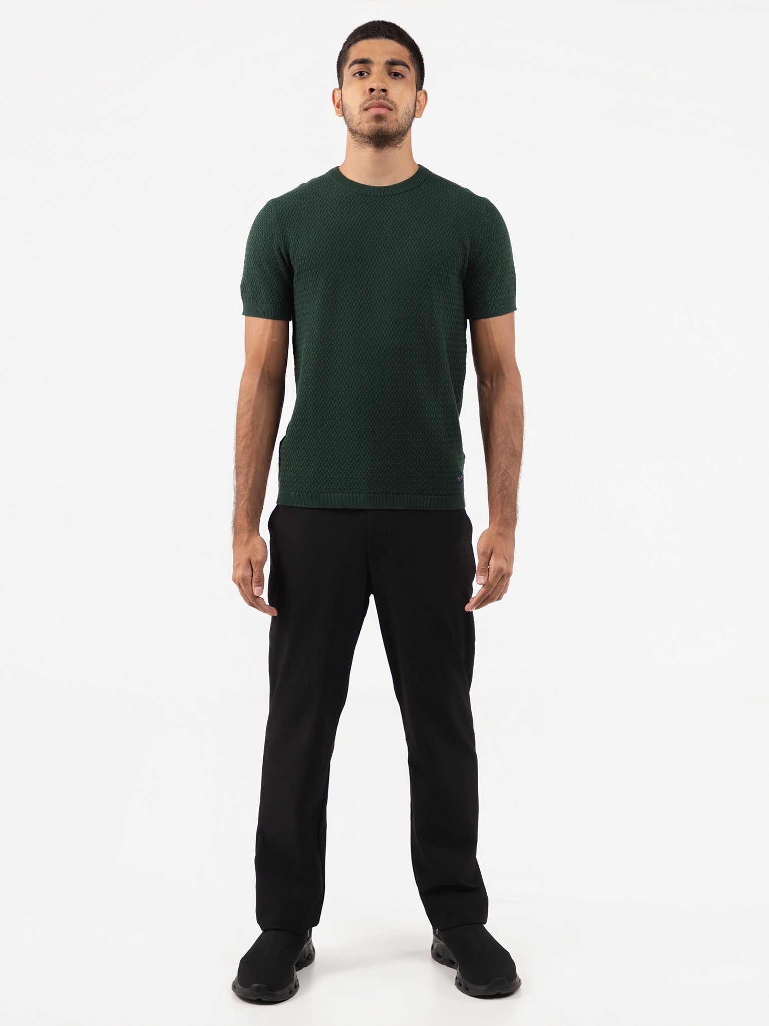 DEEDAT PORTOFINO Slim Fit Tees - Olive