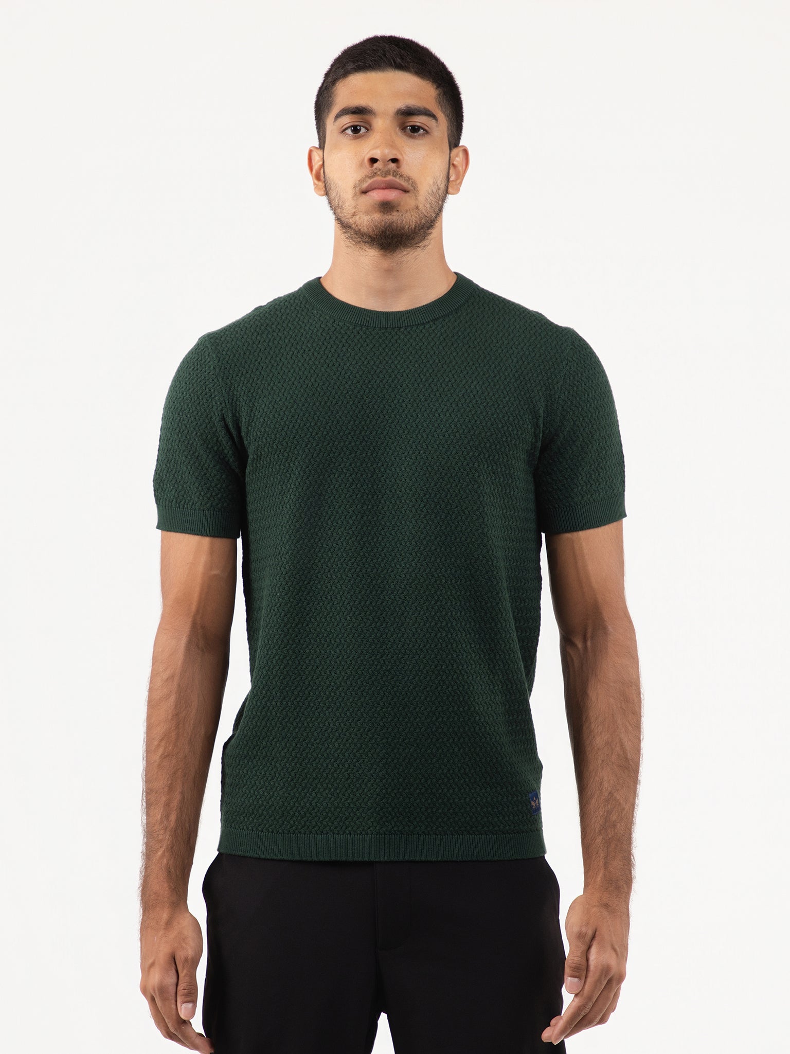 DEEDAT PORTOFINO Slim Fit Tees - Olive