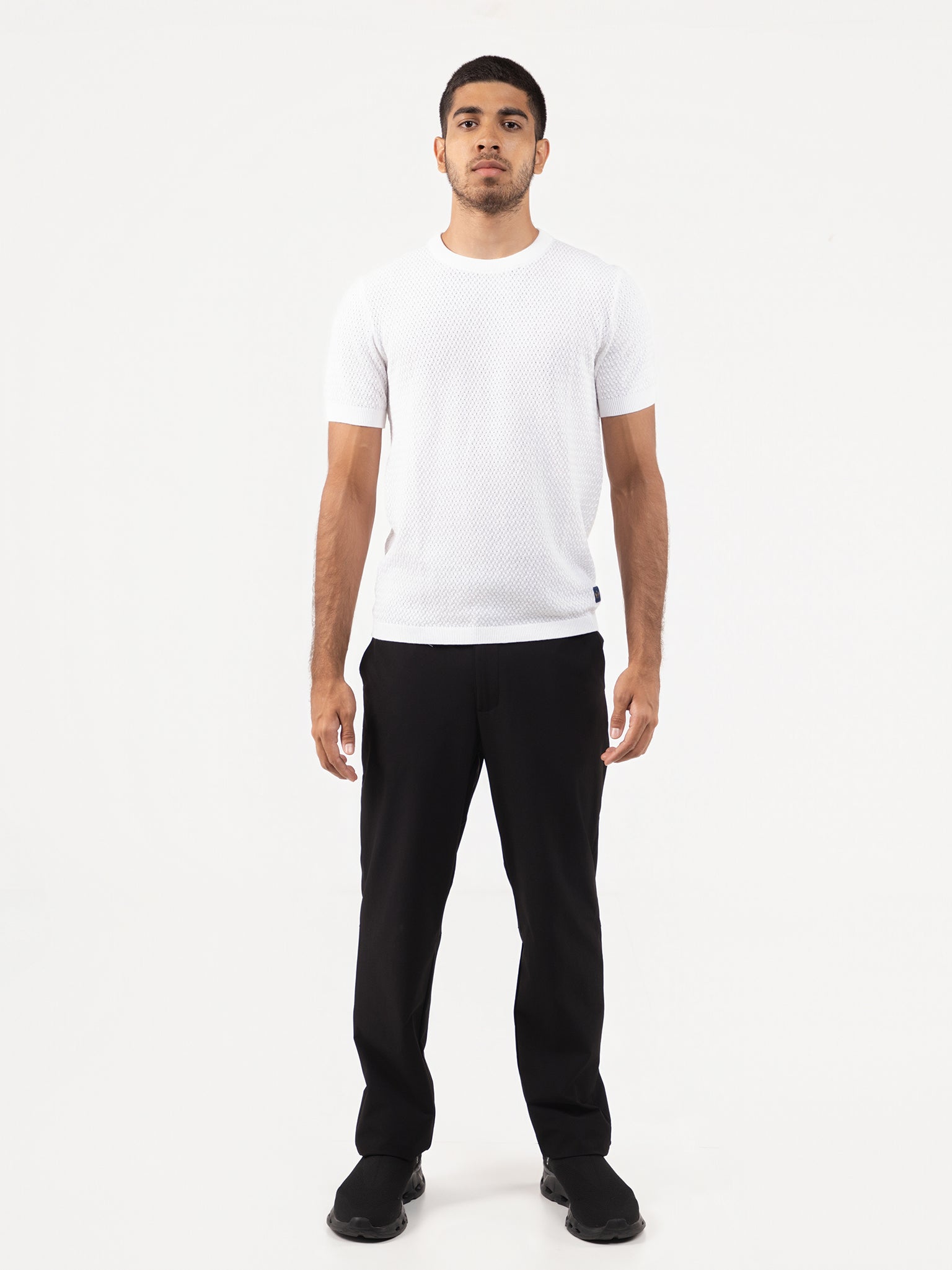 DEEDAT PORTOFINO Slim Fit Tees - White