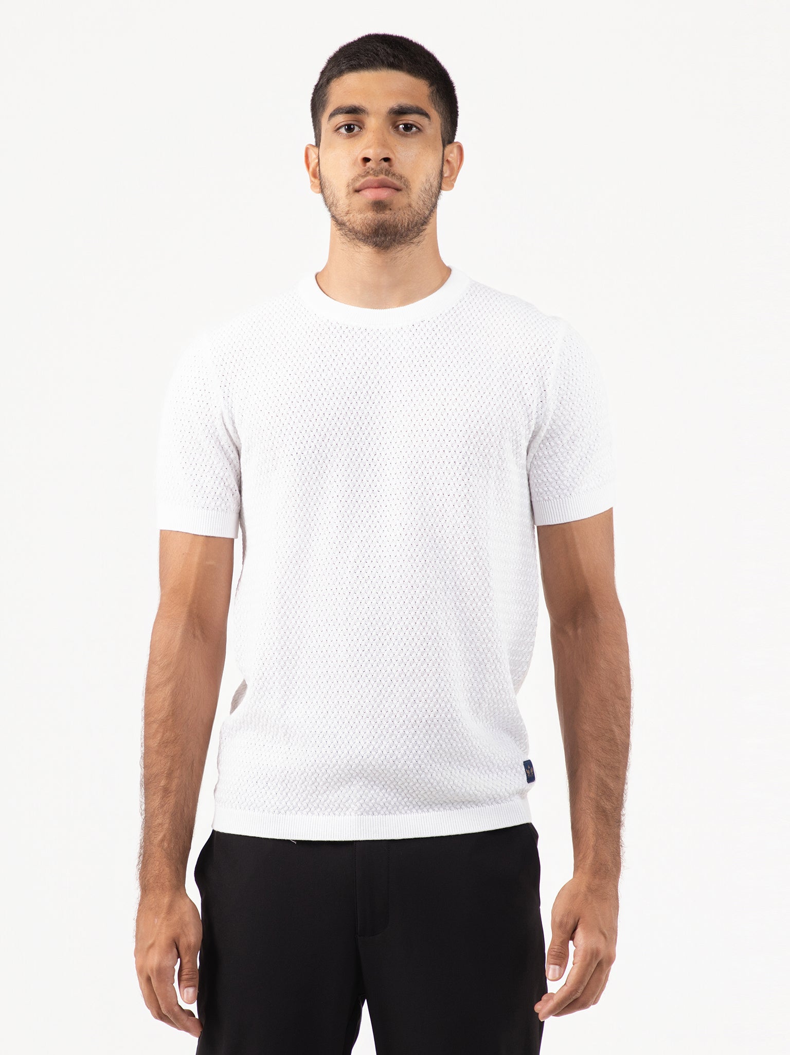 DEEDAT PORTOFINO Slim Fit Tees - White