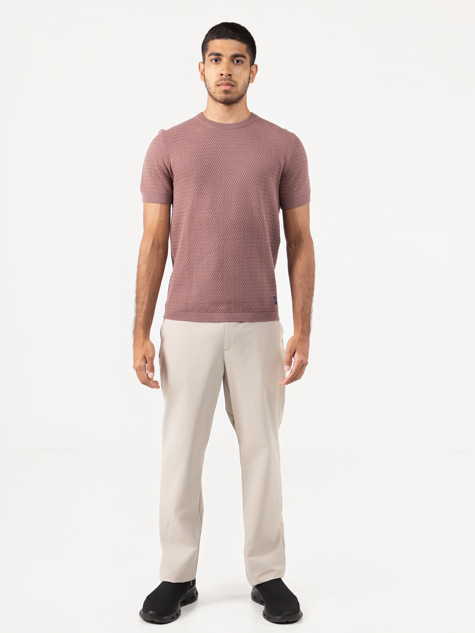 DEEDAT PORTOFINO Slim Fit Tees - Brown