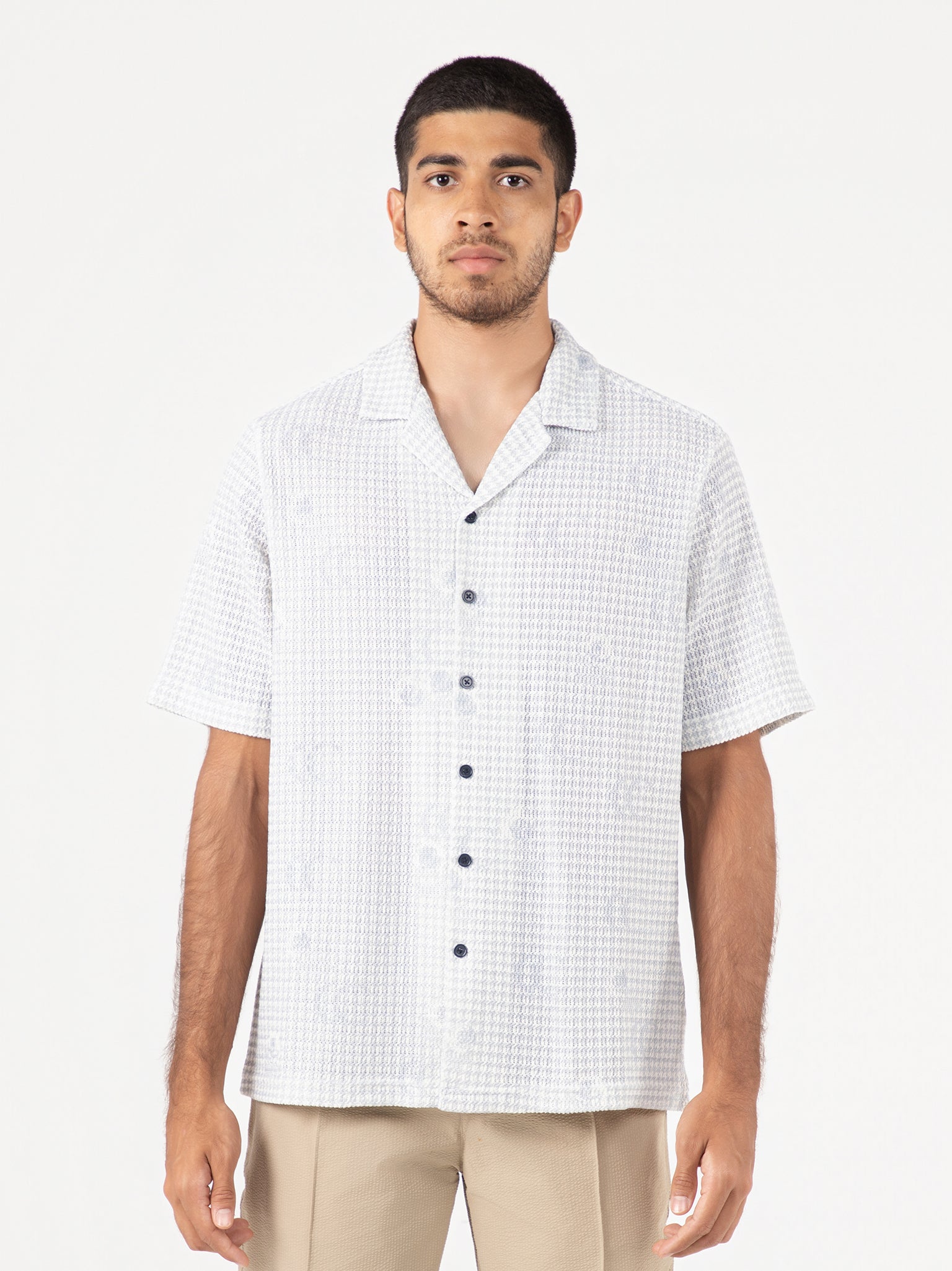 DEEDAT NATURE VERSE Men's Regular Fit Casual Shirt - Blue