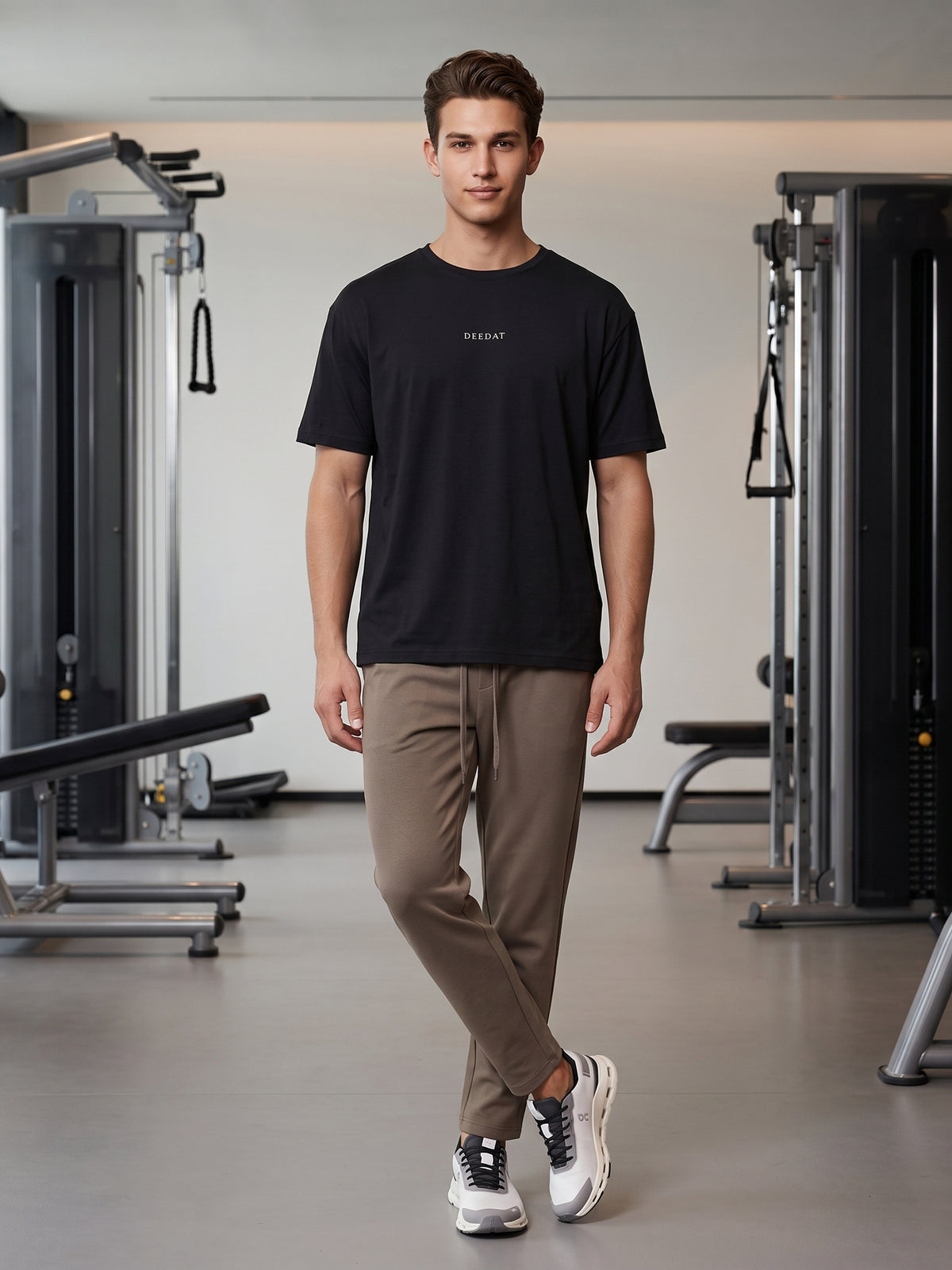 DEEDAT Men's Skater Oversized Bottom - Khaki
