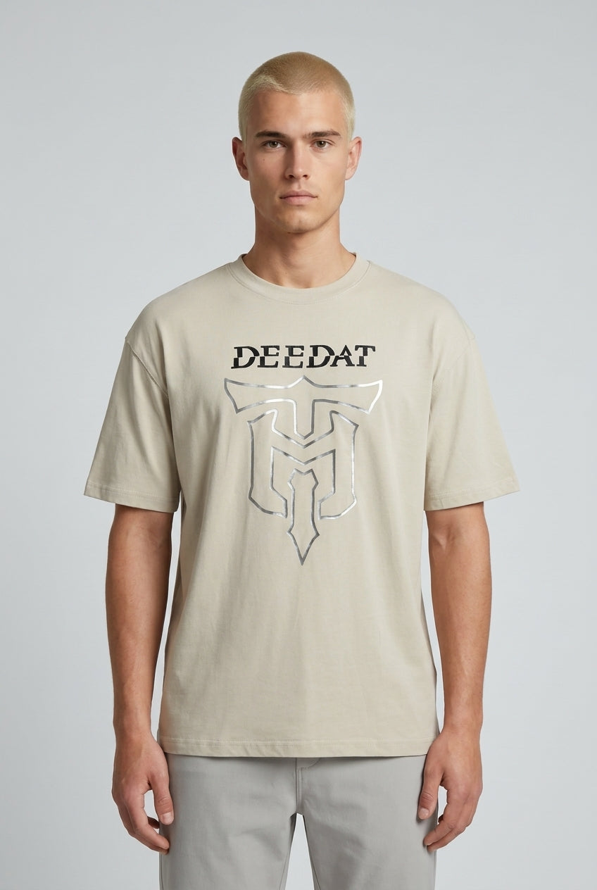 DEEDAT DEE.N.A Maveric Oversized Tees - Beige