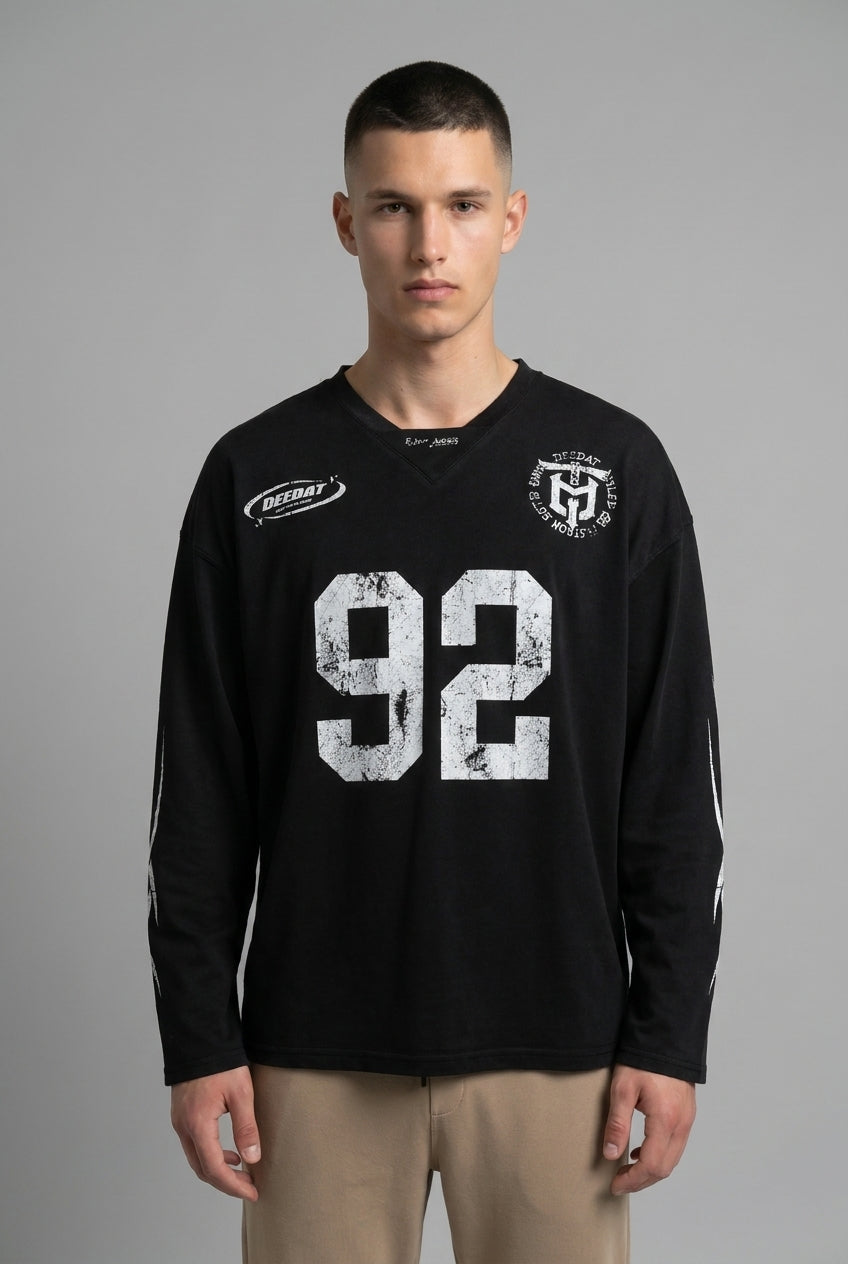 DEEDAT DEE.N.A Oversized Tees - Black