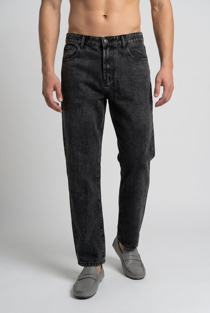 DEEDAT TAPERED FIT Jeans - Black