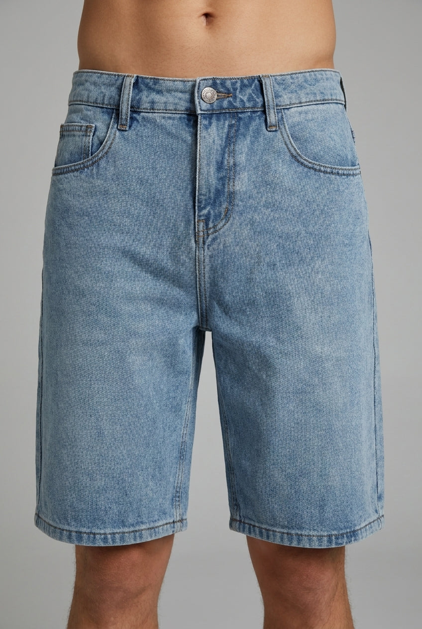 DEEDAT Oversize Jorts - Blue