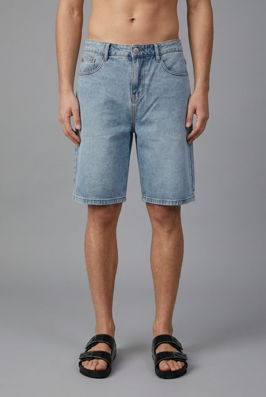 DEEDAT Oversize Jorts - Blue