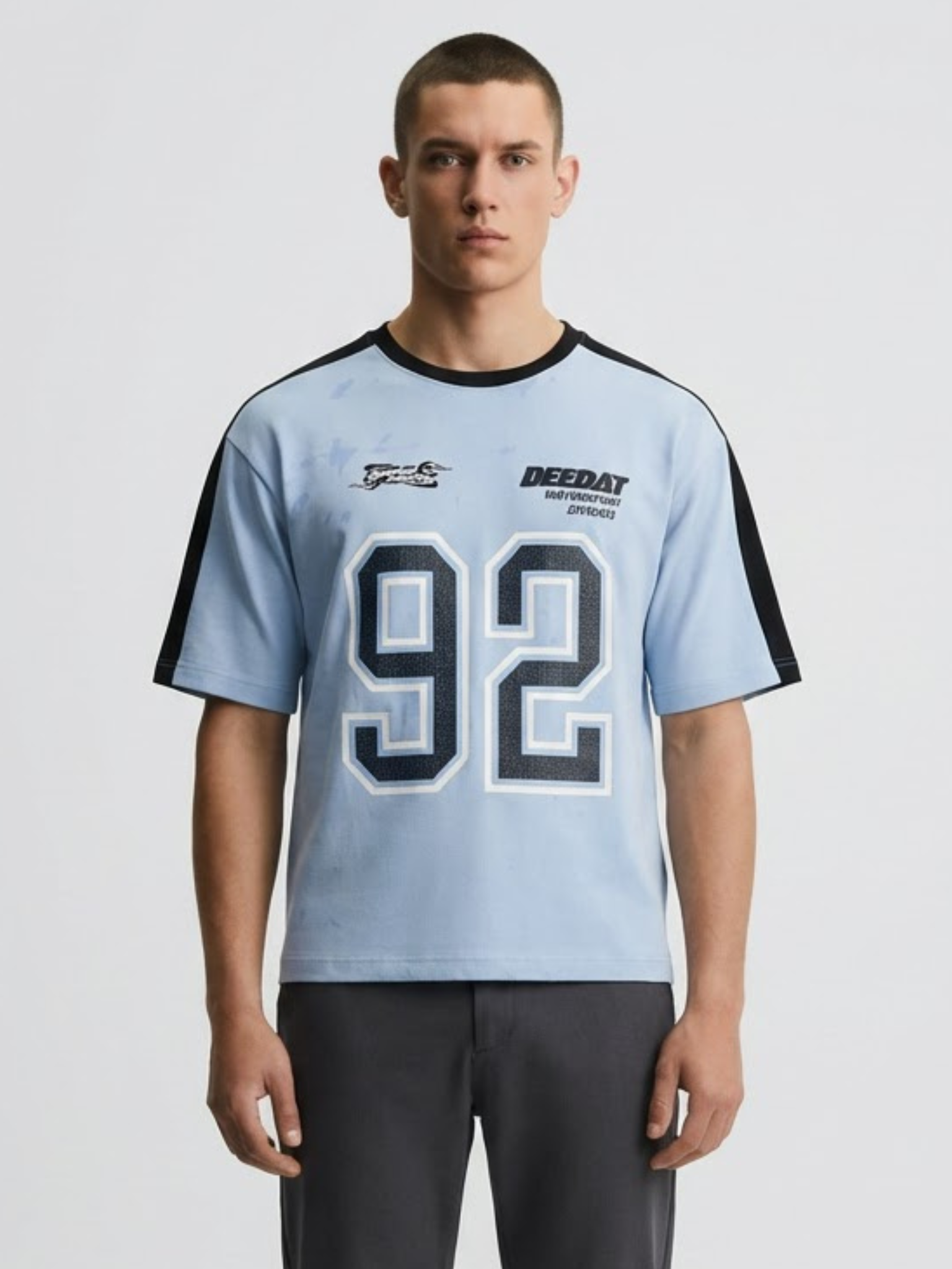 DEEDAT SUPREMACY Maximo Oversized Tees - Blue