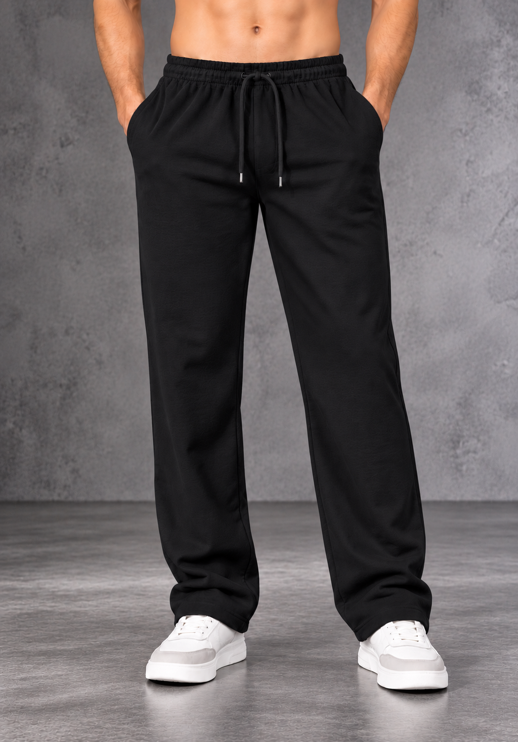 DEEDAT EAZY Comfort Fit Men's Casual Pant - Black
