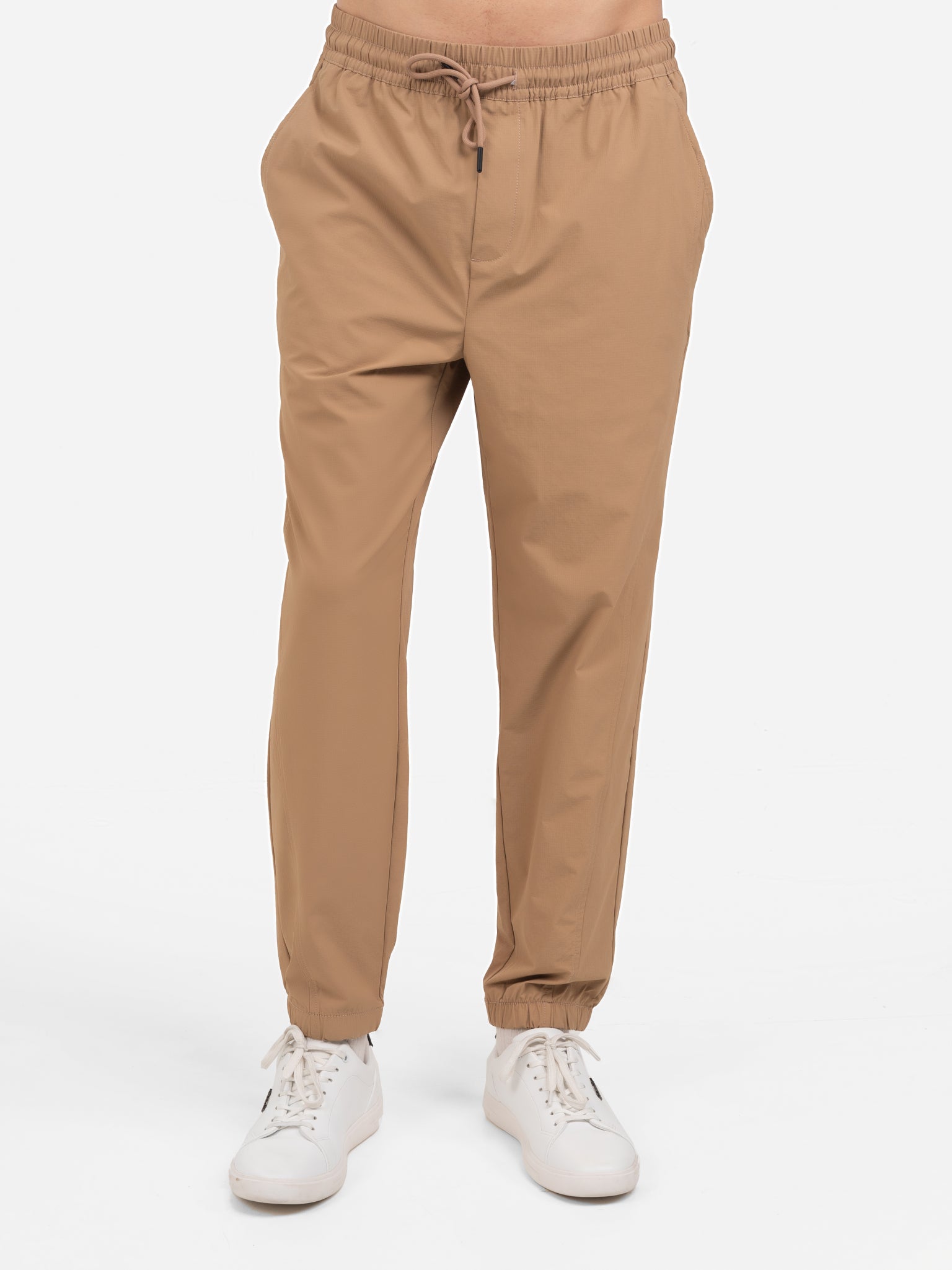 DEEDAT Men's Jogger Bottom - Beige