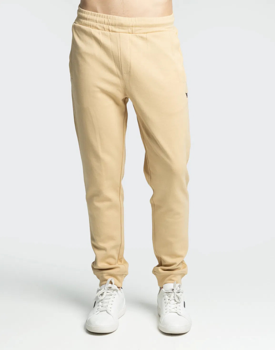 DEEDAT Men's Jogger Fit Bottom - Beige