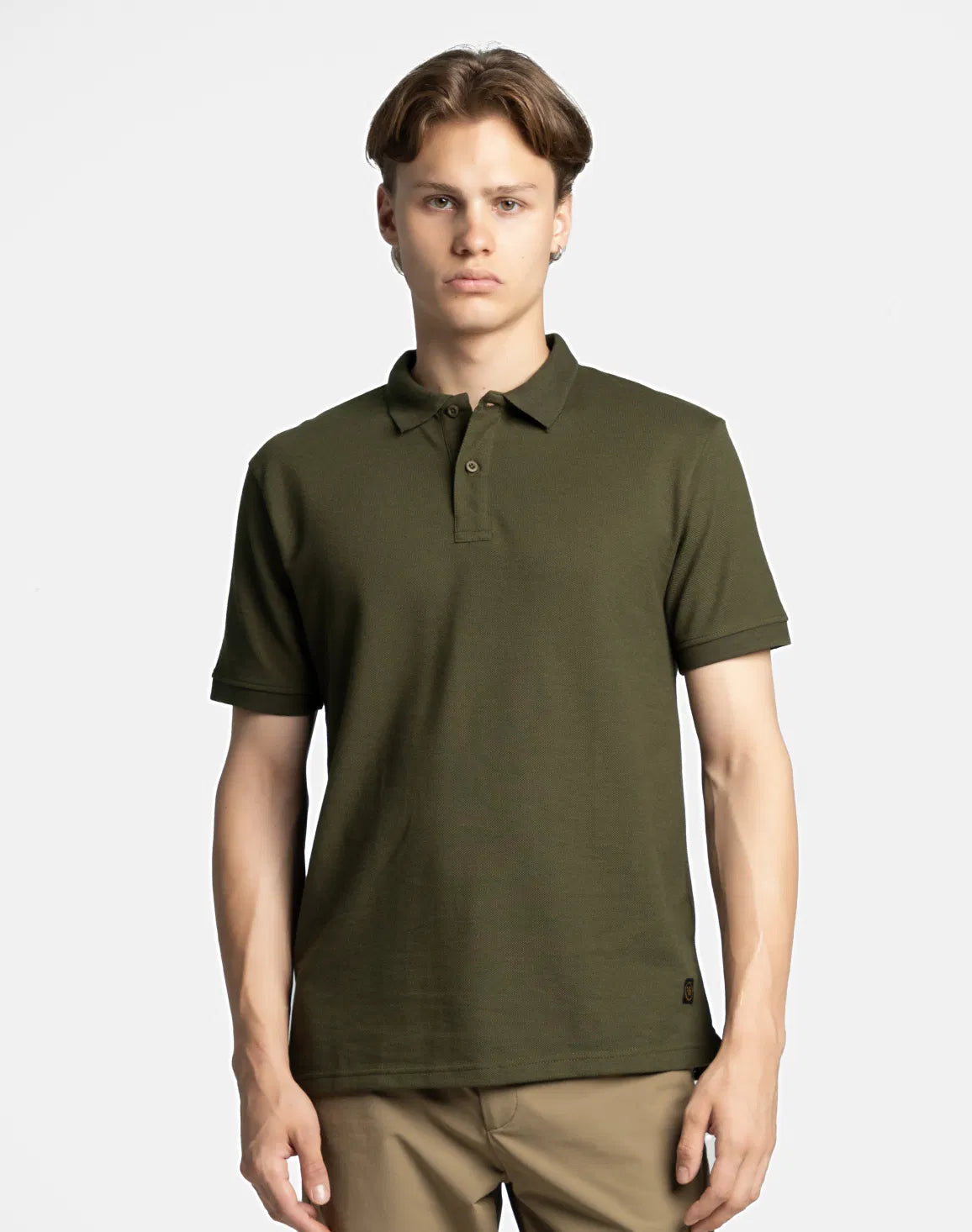 DEEDAT Polo Regular Fit Tees - Army Green