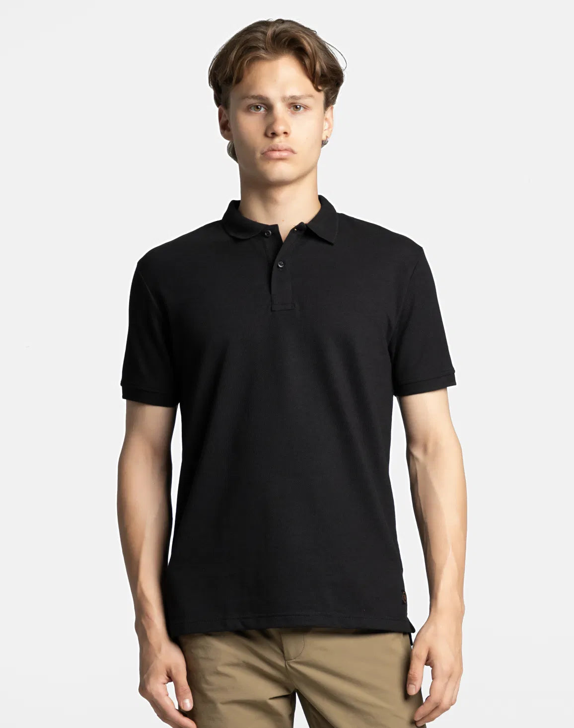 DEEDAT Polo Regular Fit Tees - Black