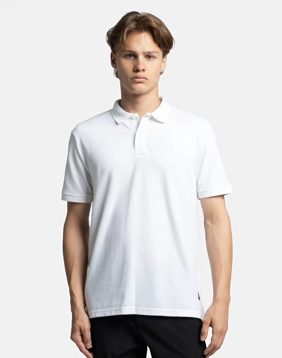DEEDAT Polo Regular Fit Tees - White