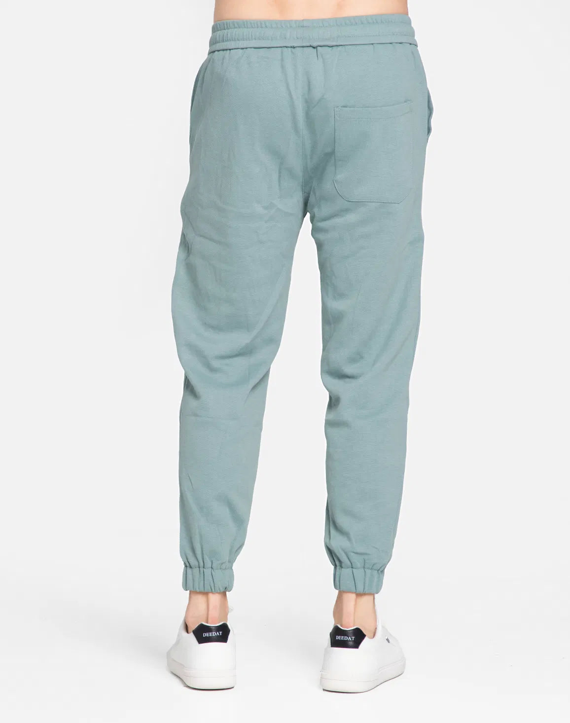 DEEDAT Men's Regular Fit Elastic Hem Jogger Pant - Green