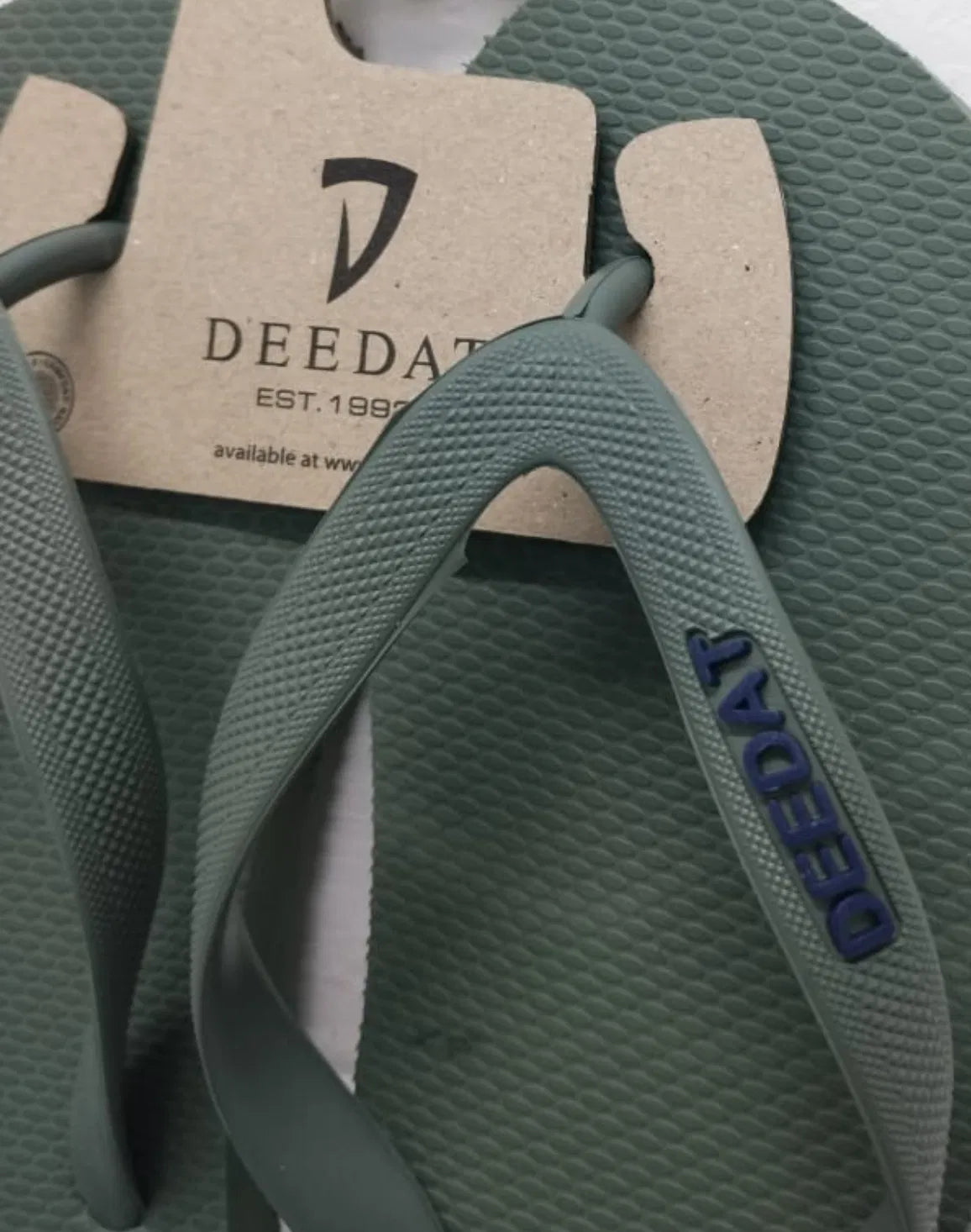 DEEDAT V-Strap Flip Flops - Green