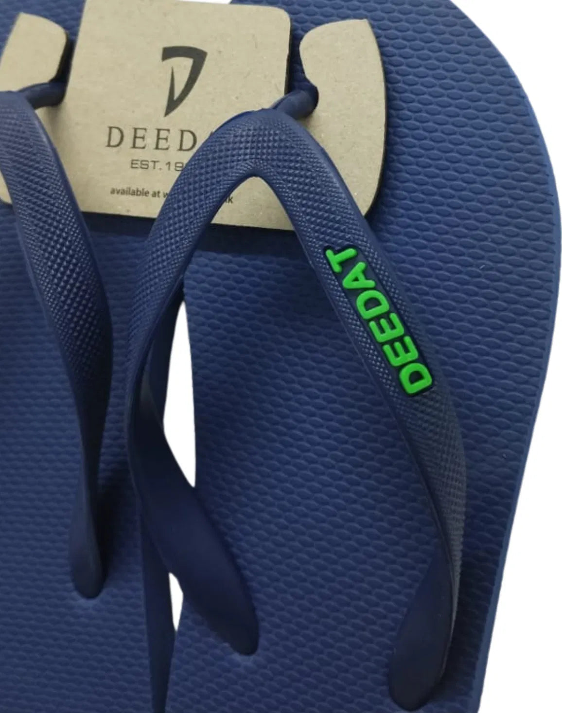 DEEDAT V-Strap Flip Flops - Navy