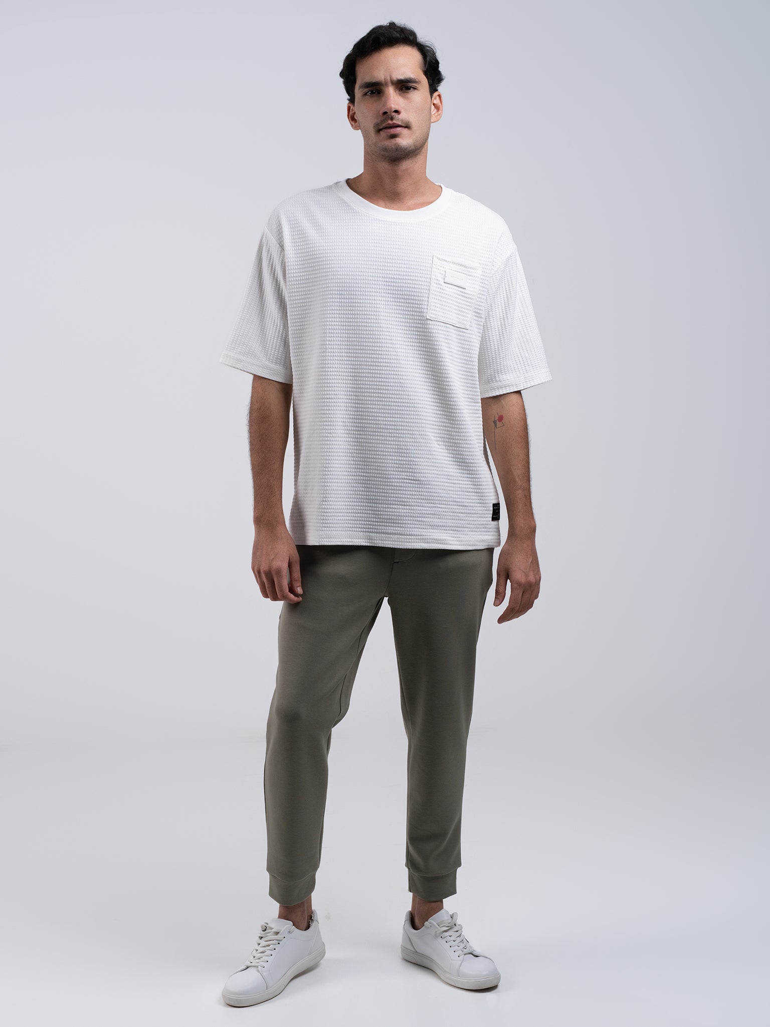 DEEDAT Jogger Fit Plain Bottom - Green